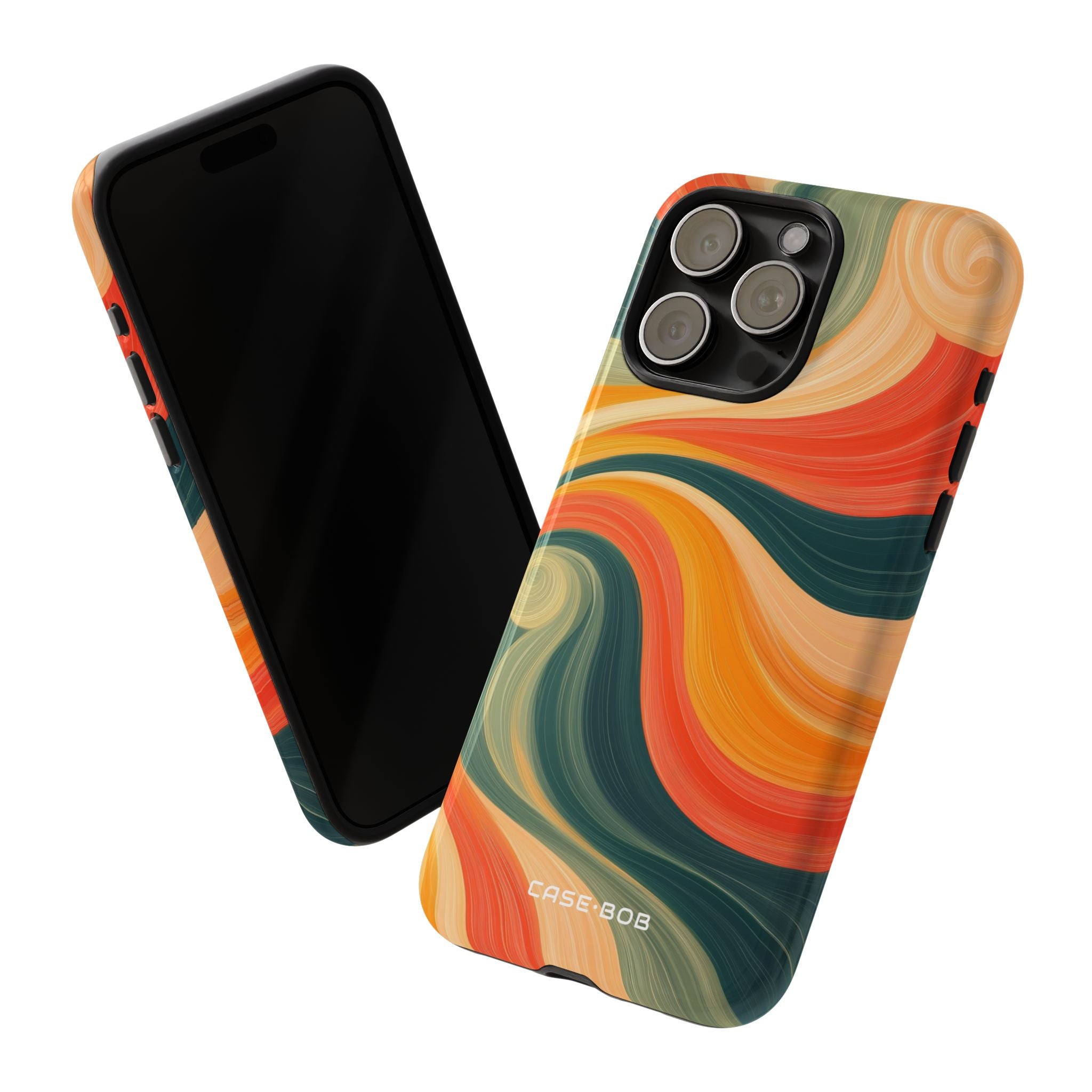 Swirling Ember iPhone 15 Pro Max Case - Tough