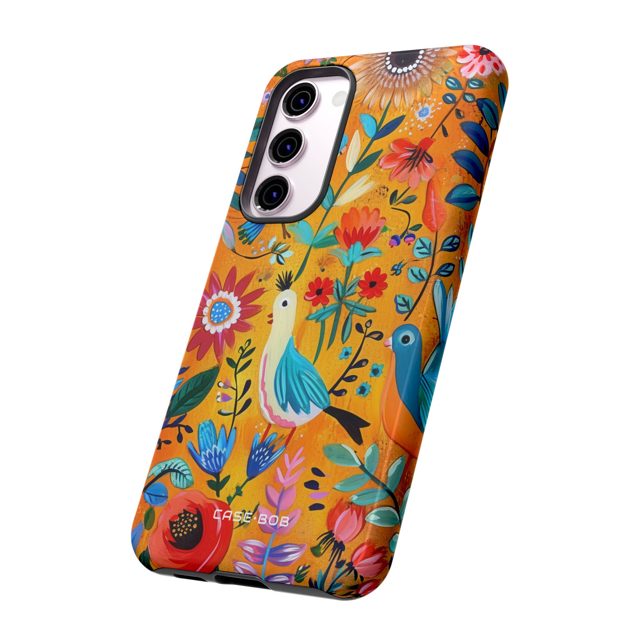 Colorful Birds Bloom Samsung S23 Plus Case - Tough
