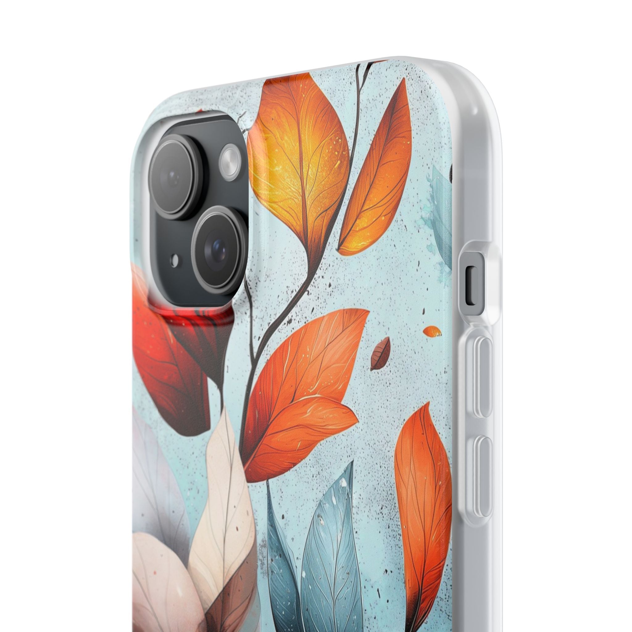 Crimson Veins iPhone 15 Plus Case - Soft