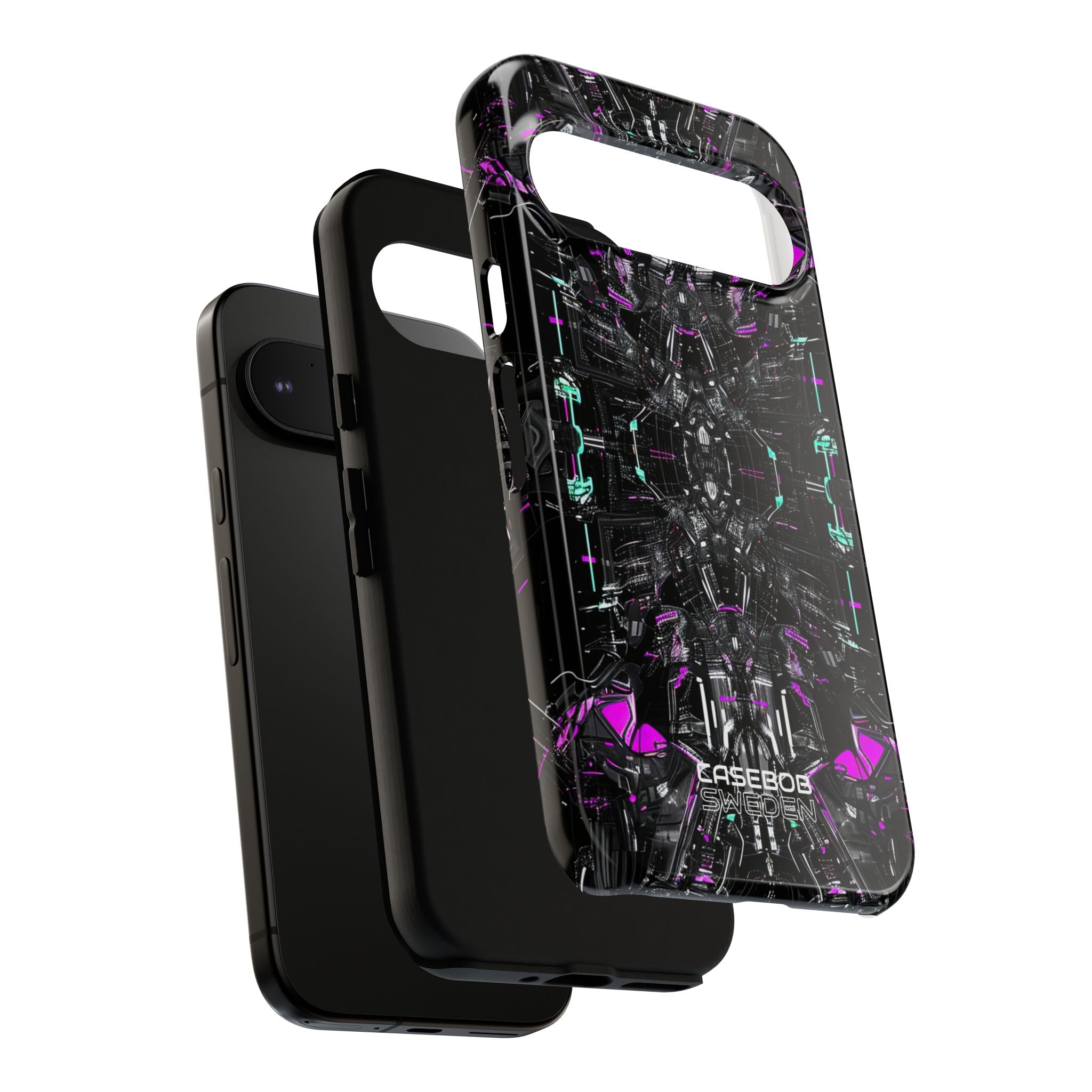 Cybernetic Neon Nexus Google Pixel 9 - Resistente