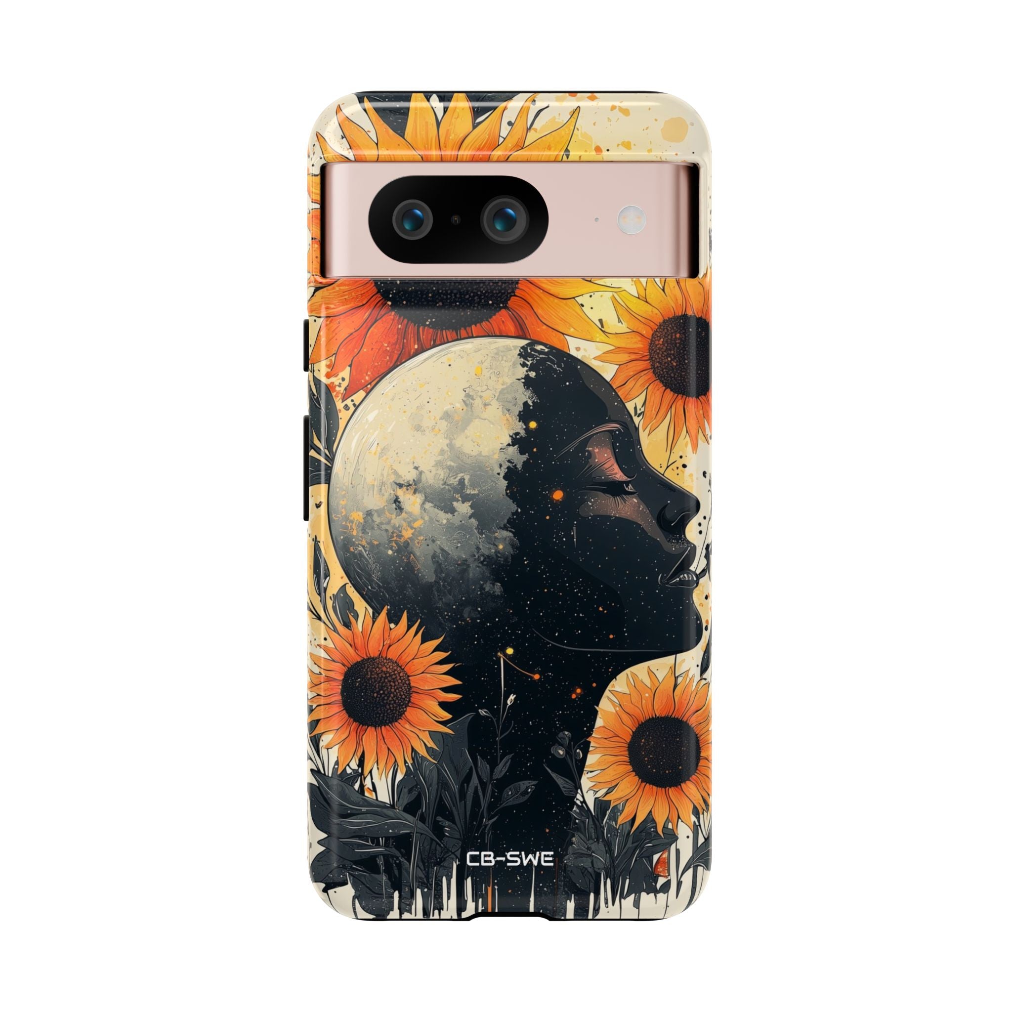 Sunflower Embraces Moon - Google Pixel Case