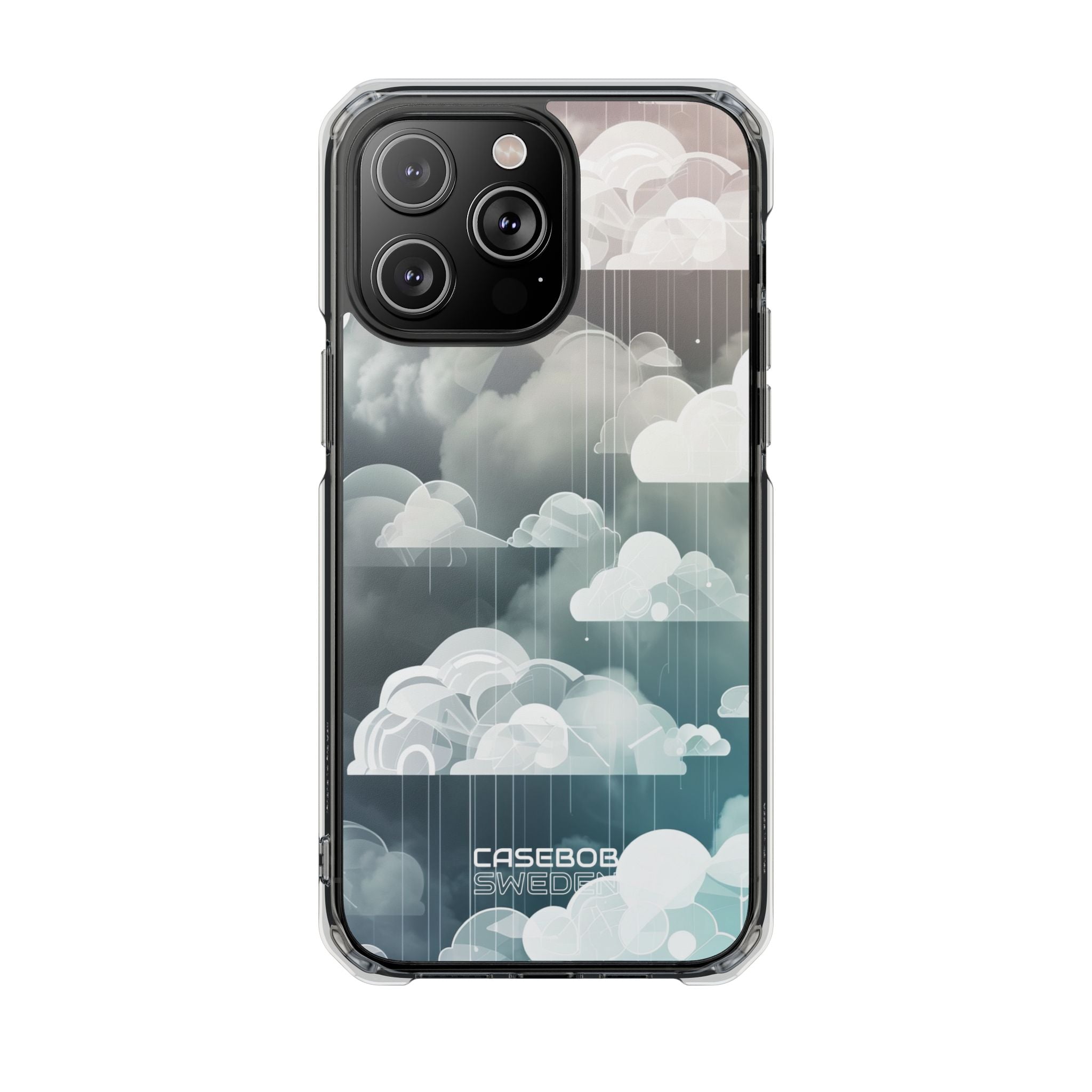 Silver Dream Clouds iPhone 14 - Impact Clear+