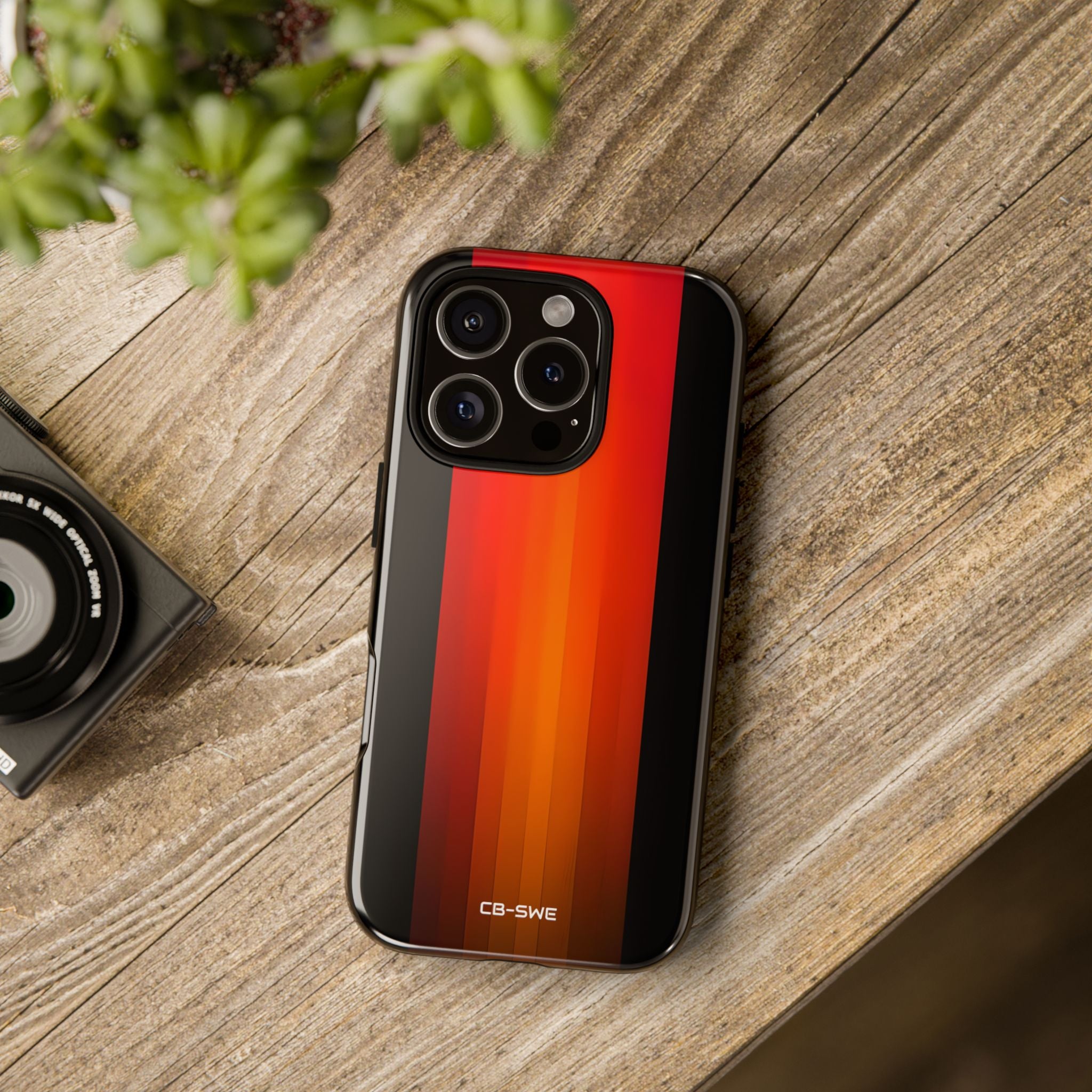 Fiery Symmetry Blaze - iPhone Case