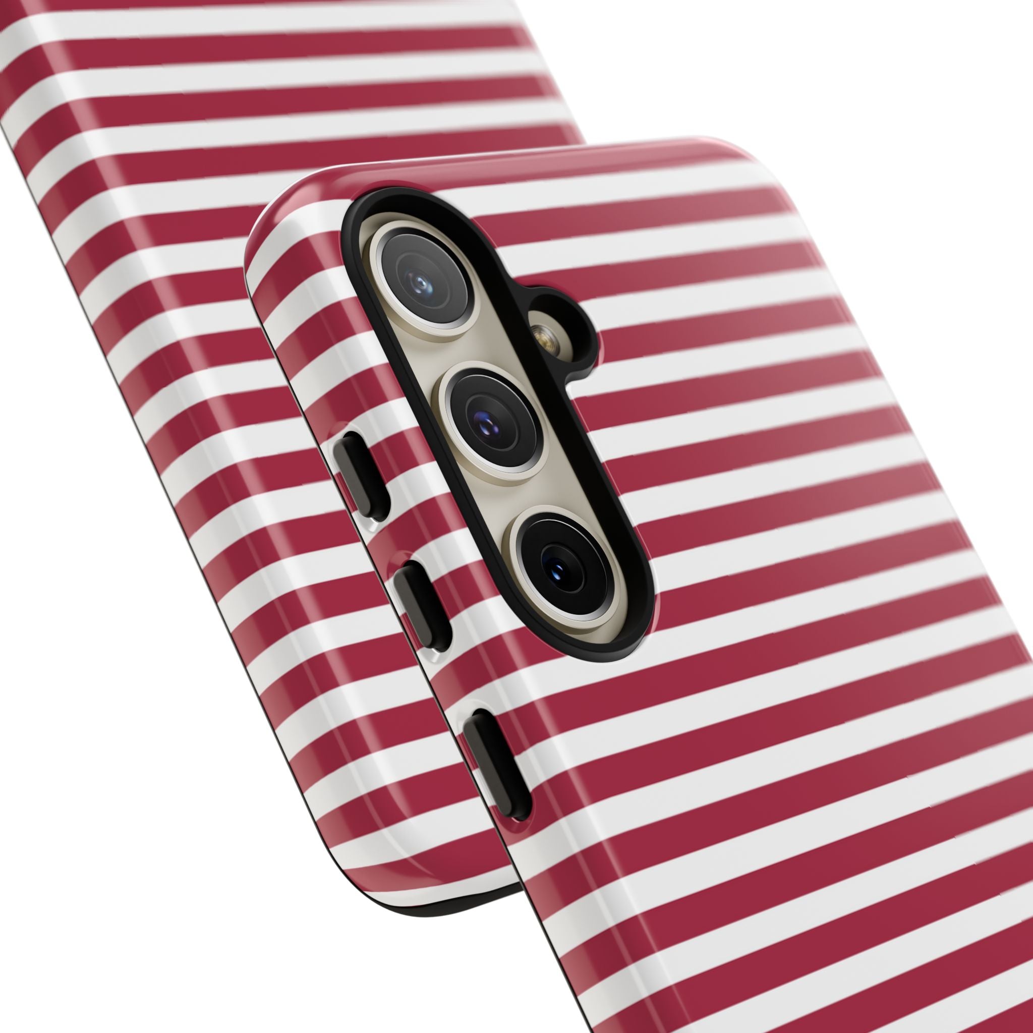Crimson Stripes Flow - Samsung Case