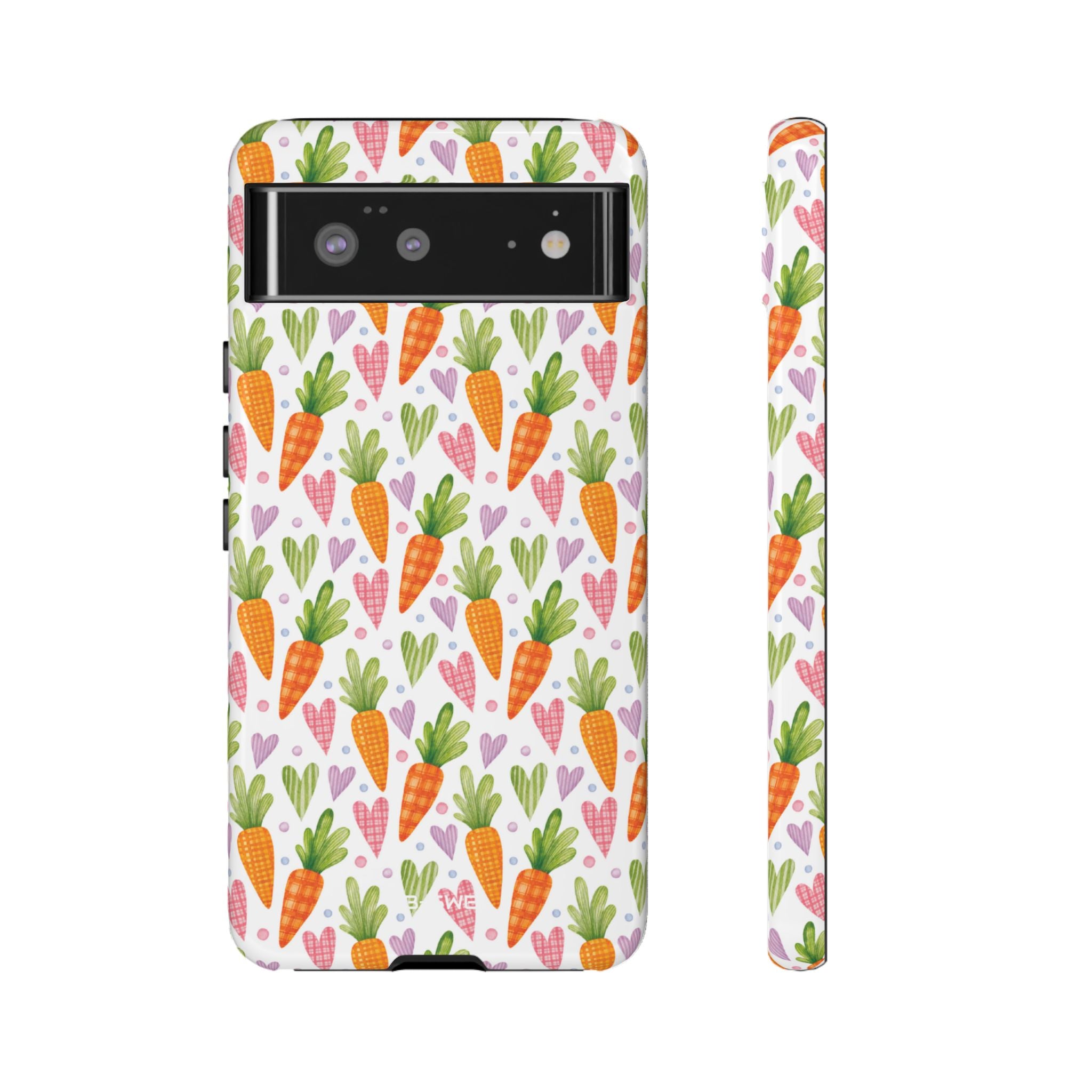 Carrots Embrace Hearts - Google Pixel Case