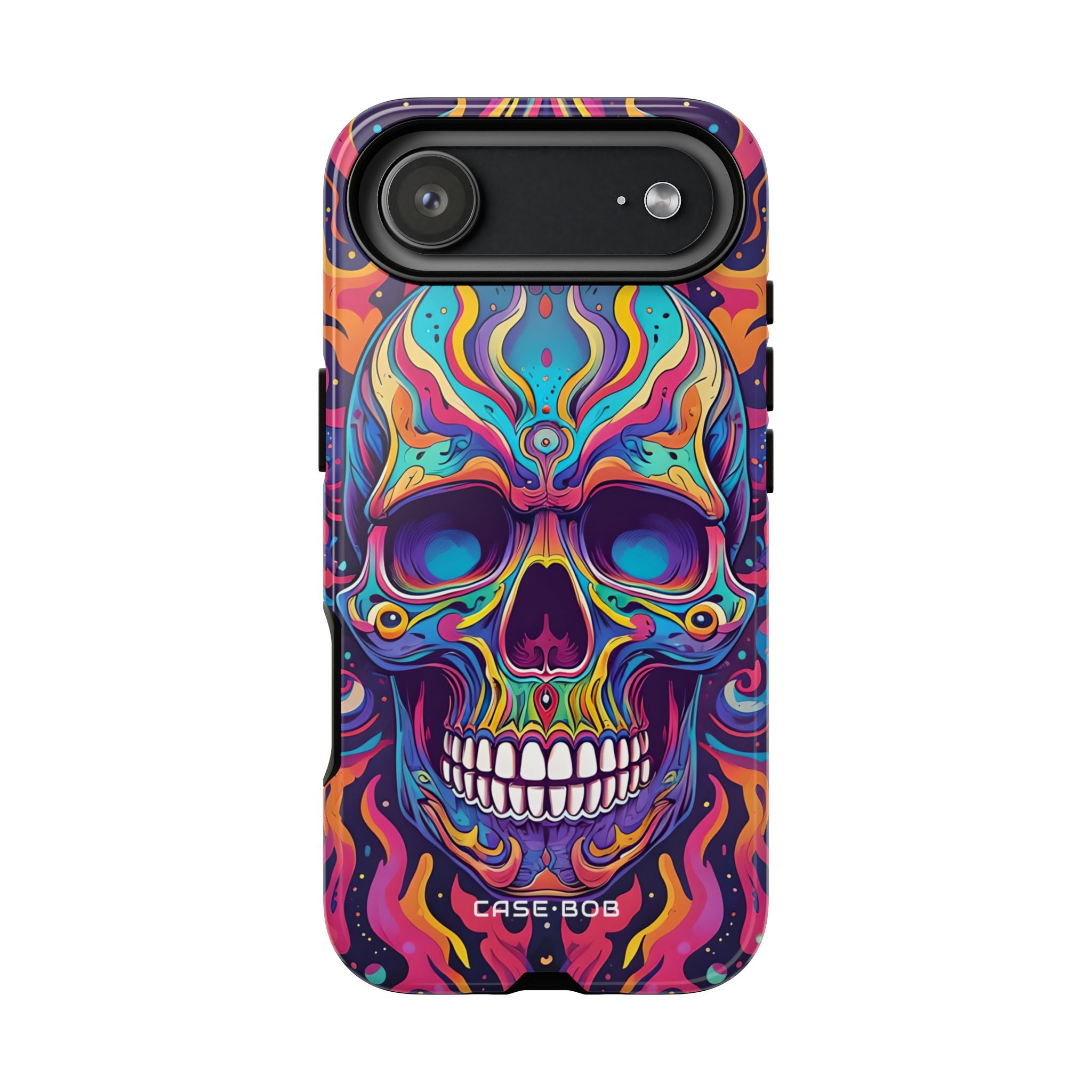 Flaming Skull iPhone 17 Air Case - Tough