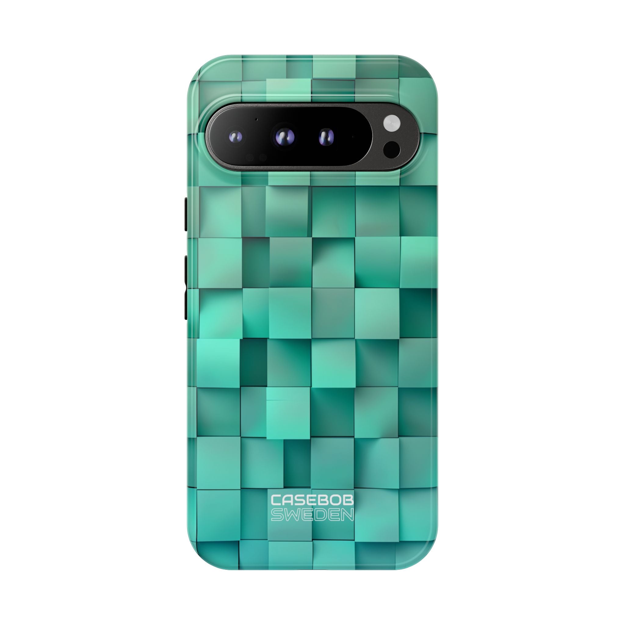Folded Blue Squares Google Pixel 9 - Tough