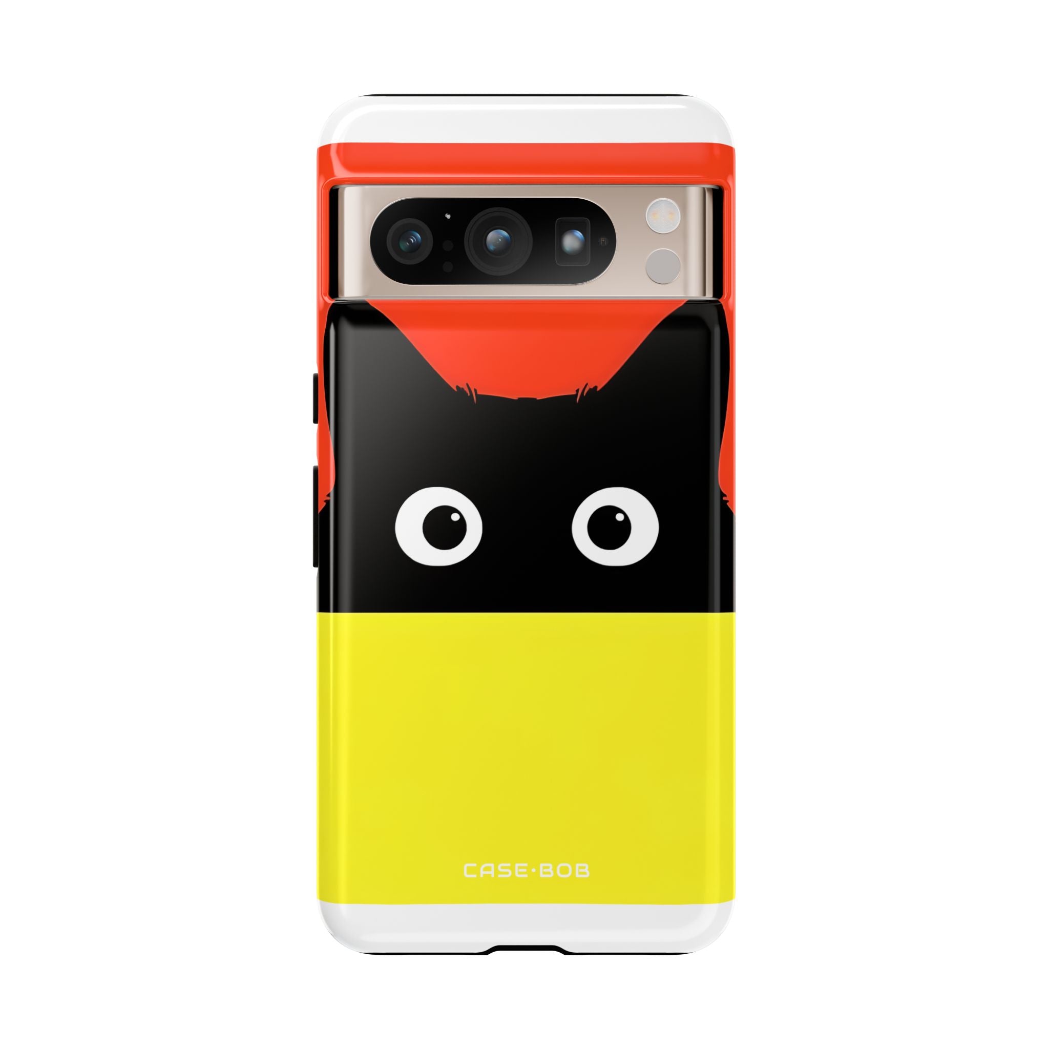 Peekaboo Cat Crimson Google Pixel 8 Pro Case - Tough