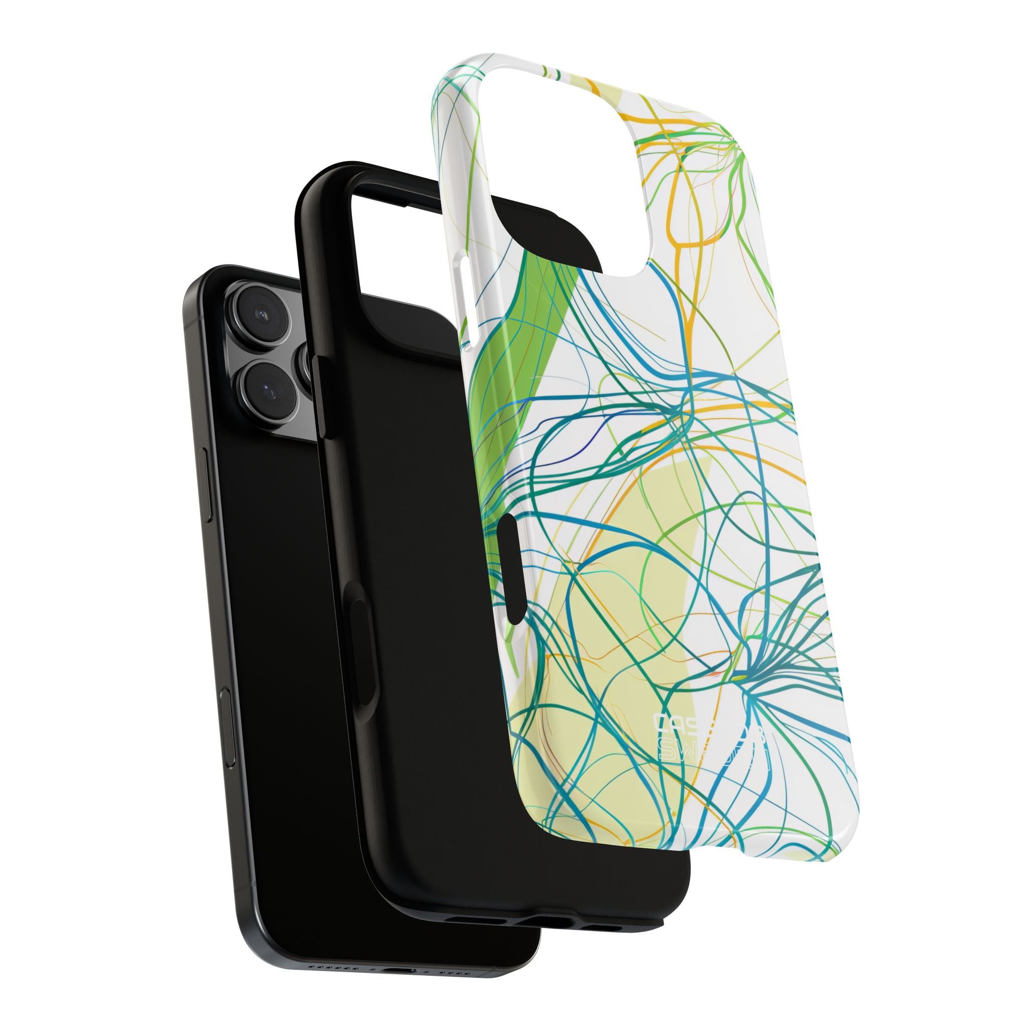 Twisting River Currents iPhone 16 - Robust