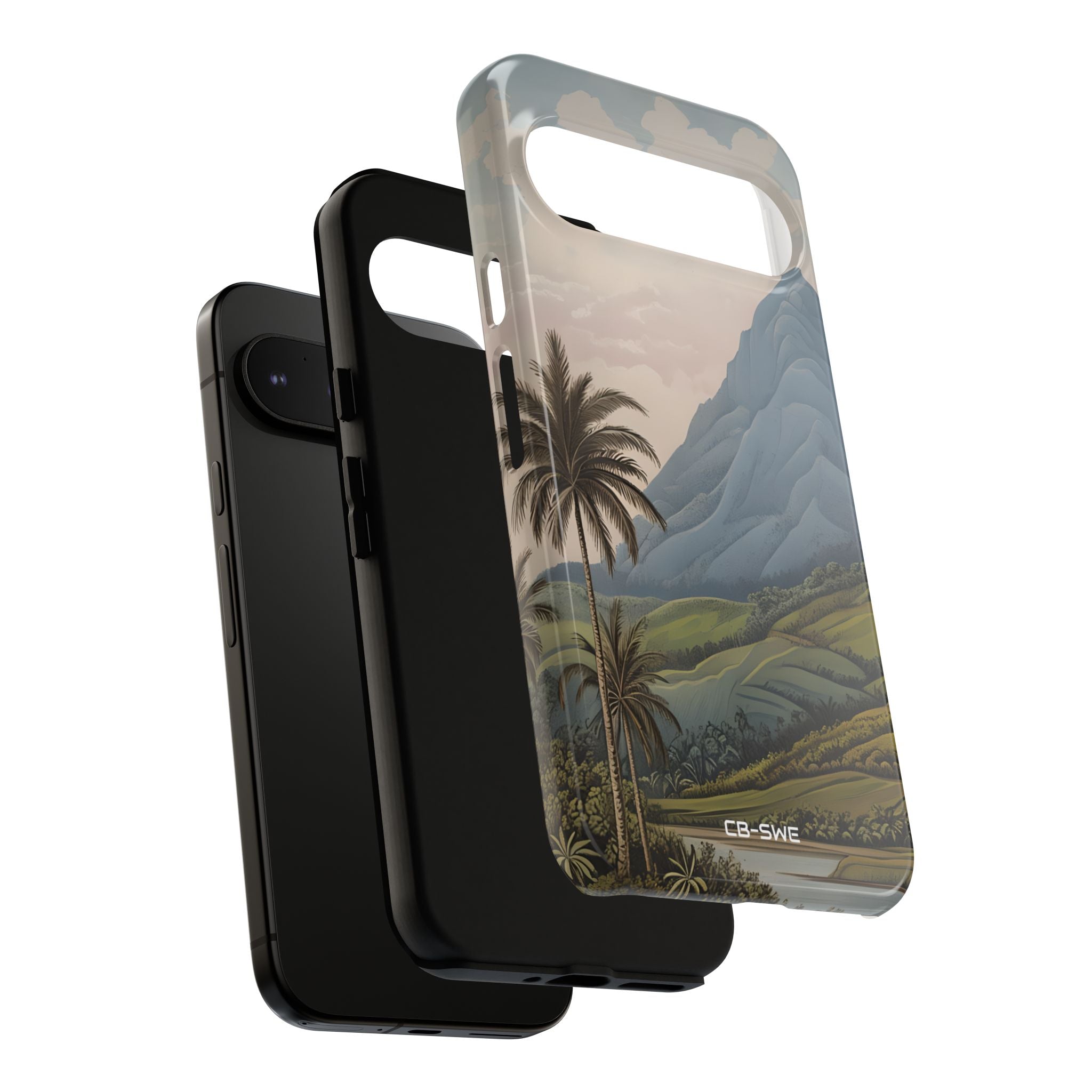 Serene Mountain Oasis - Google Pixel Case
