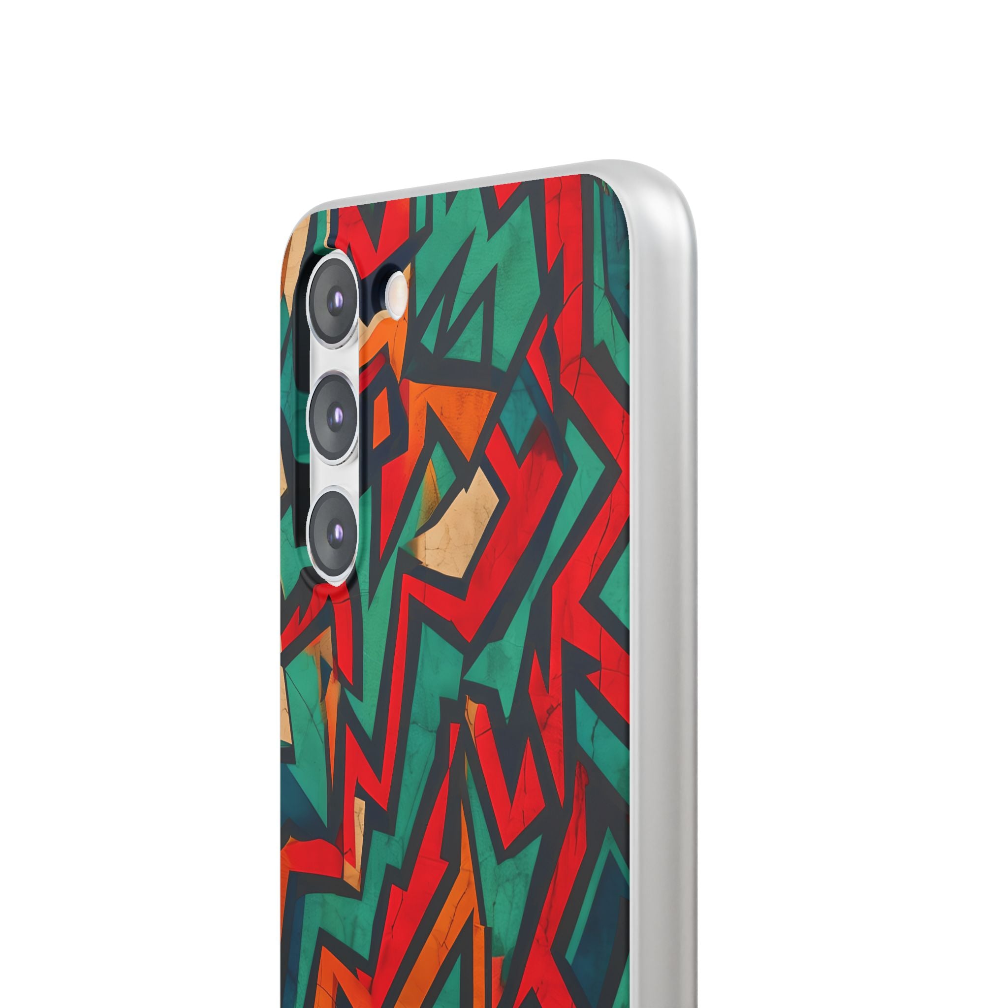 Crimson Zigzag Samsung S23 Plus Case - Soft