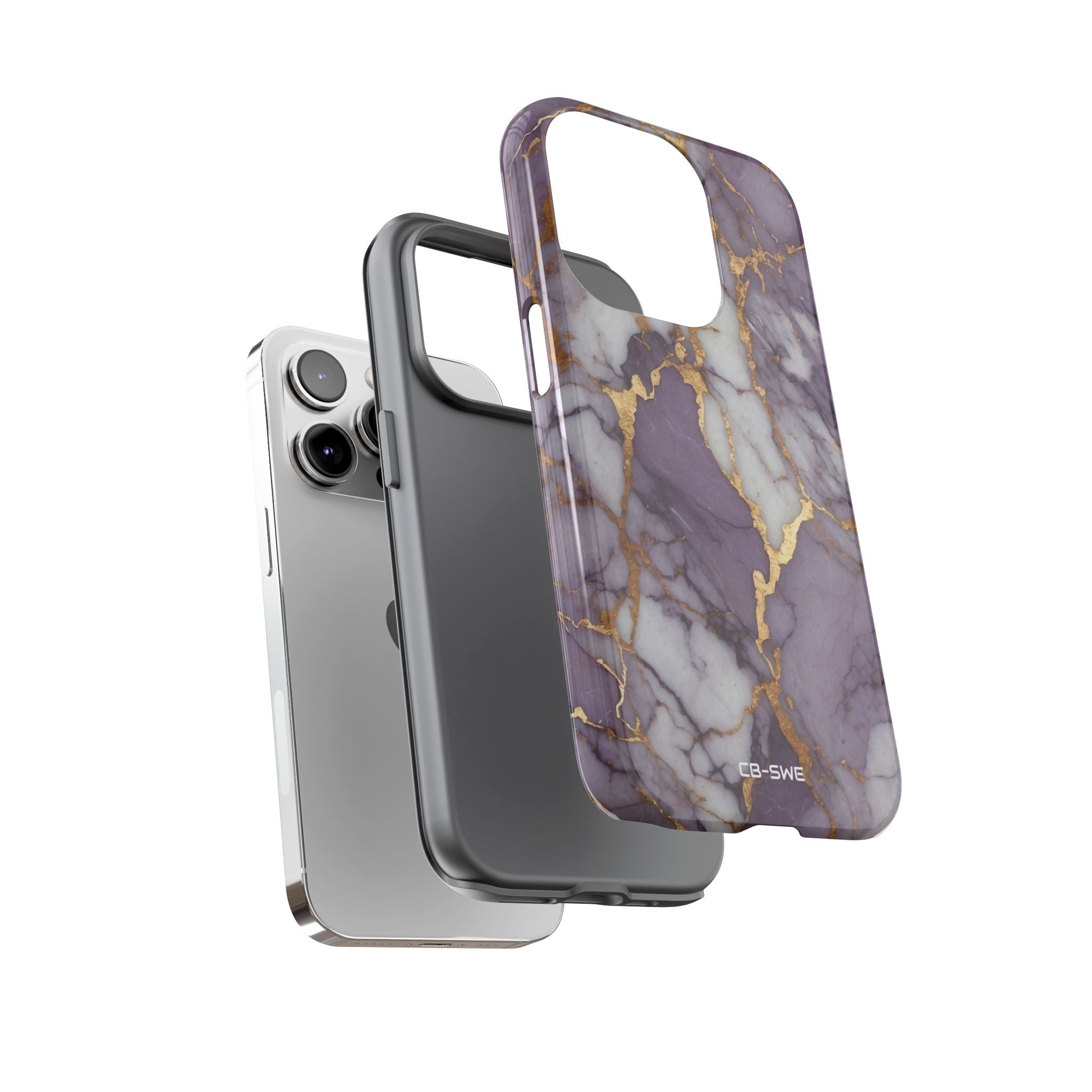 Lavender Veins Flow - iPhone Case