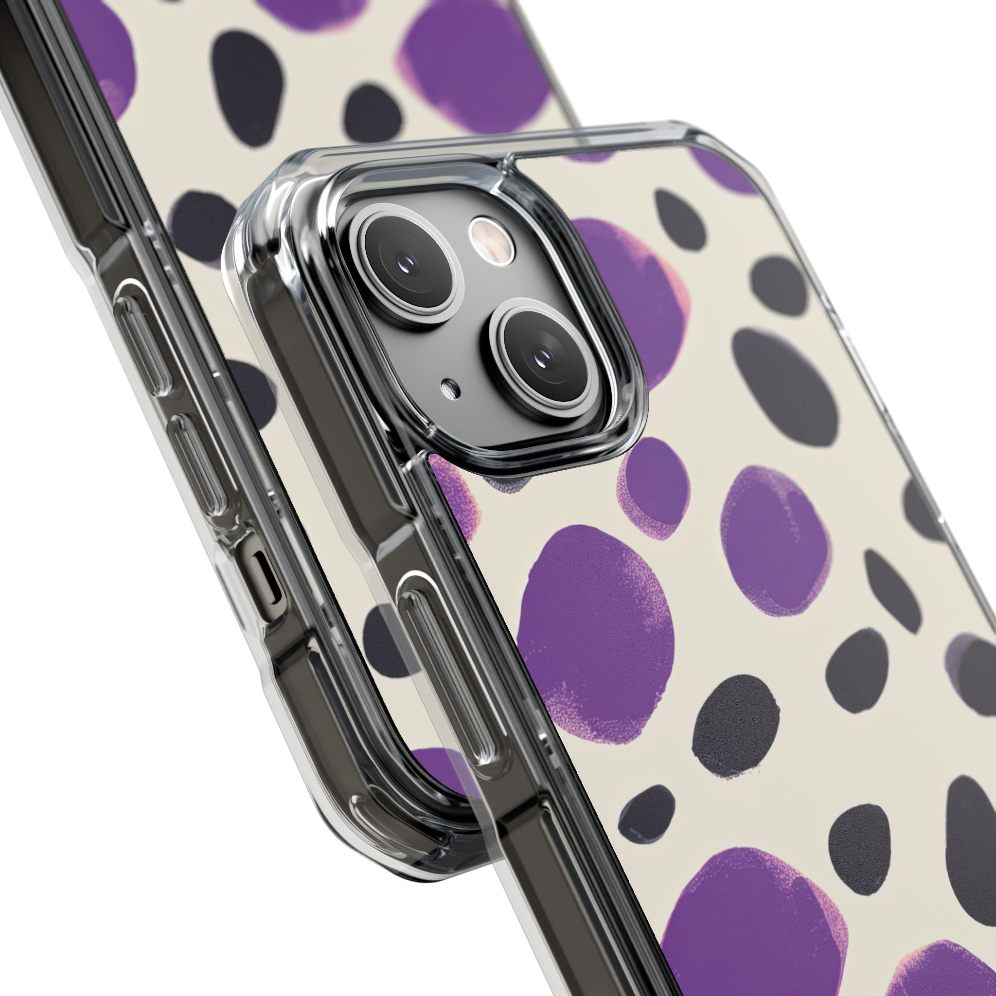 Purple Pebble Dance iPhone 14 - Impact Clear+