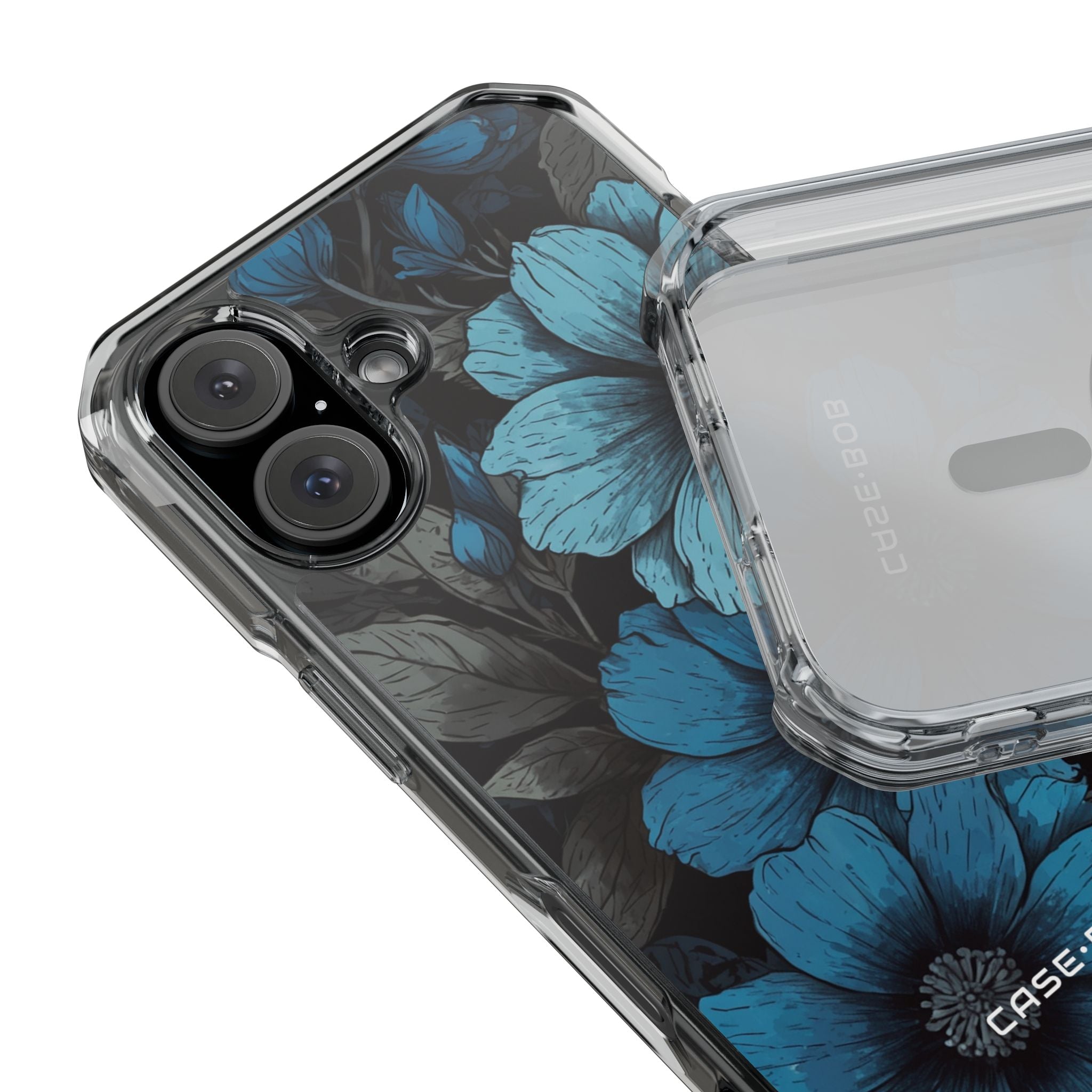 Blue Petal Radiance iPhone 16 Case - Impact