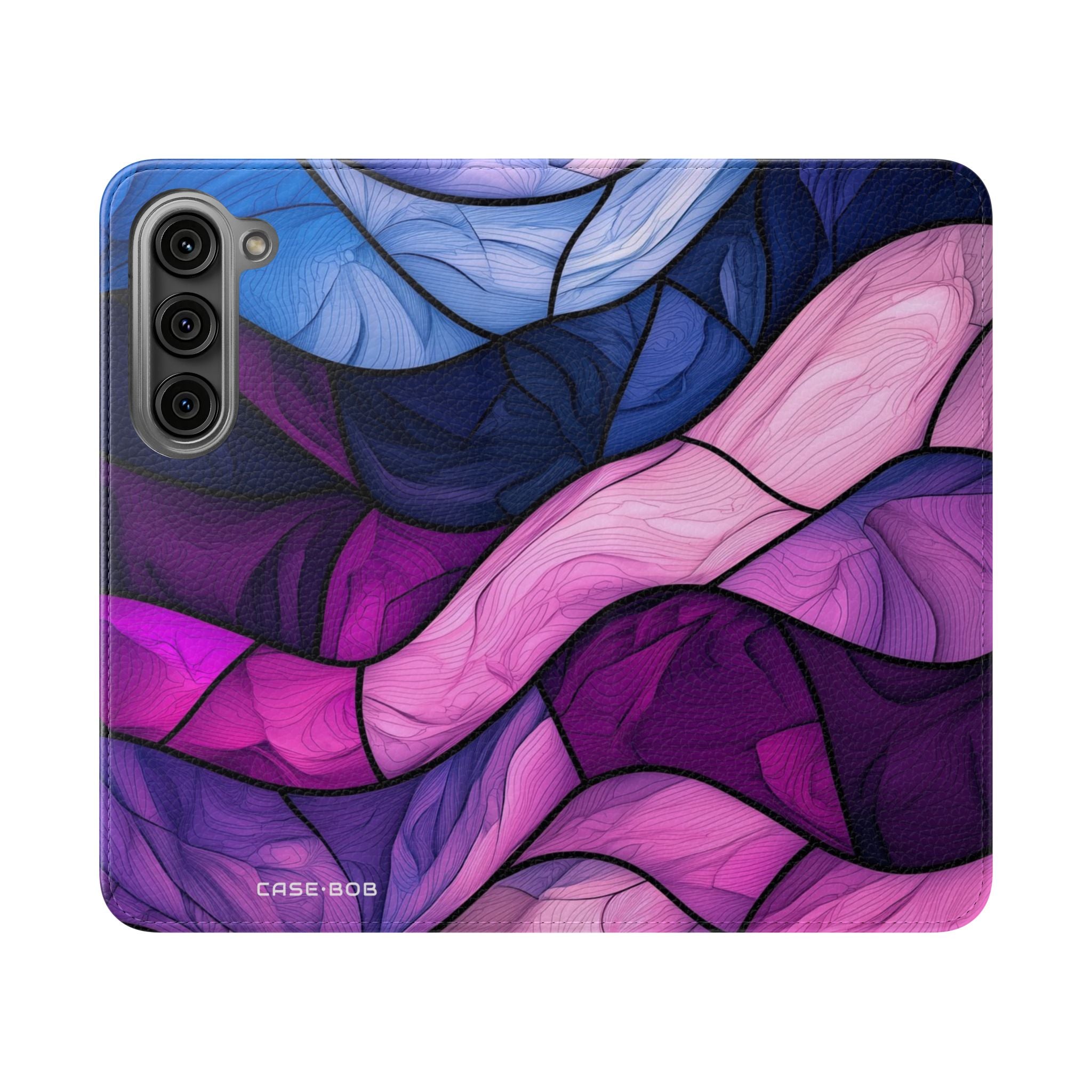 Purple Wavewood - Samsung S23 Case - Wallet