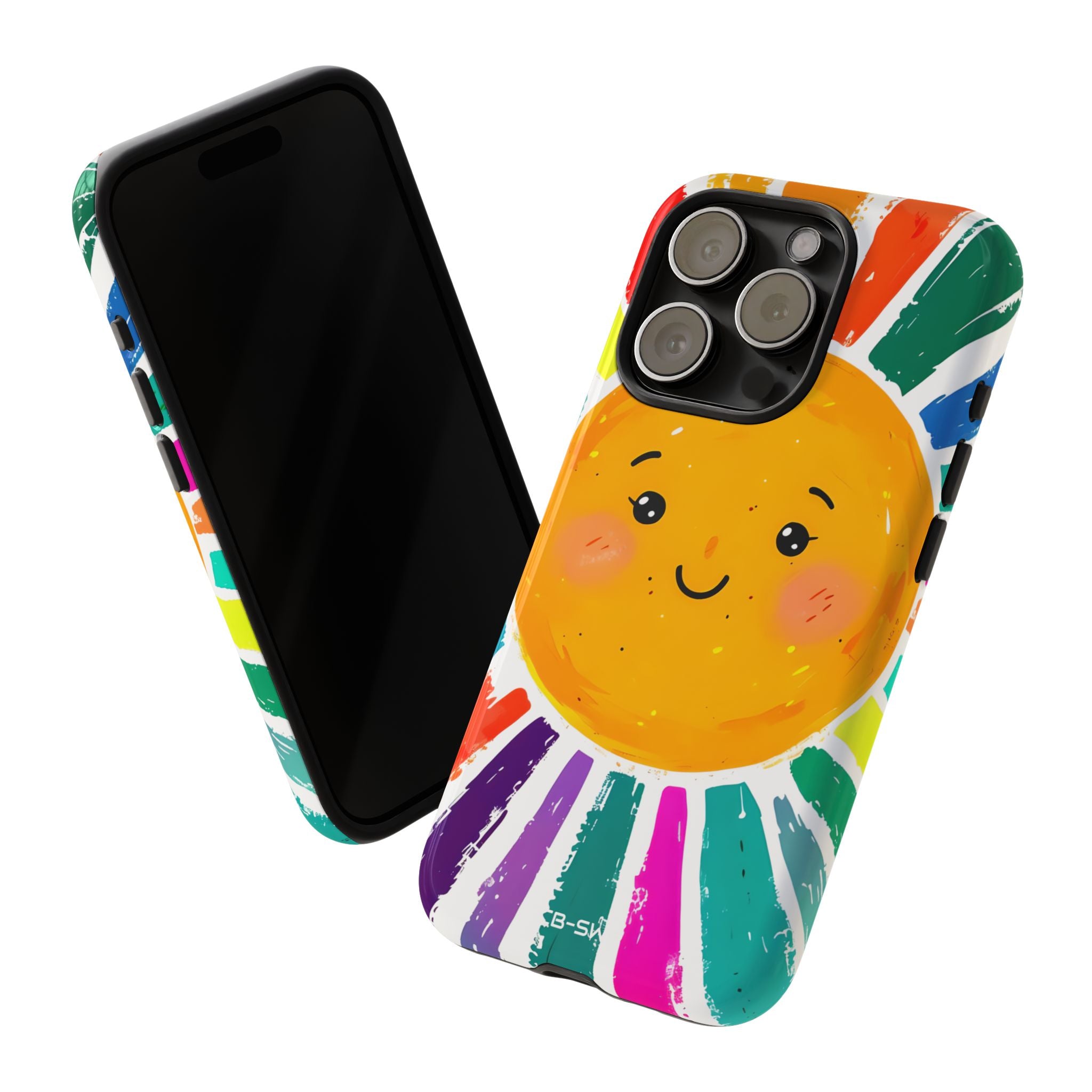 Radiant Smiling Sun - iPhone Case