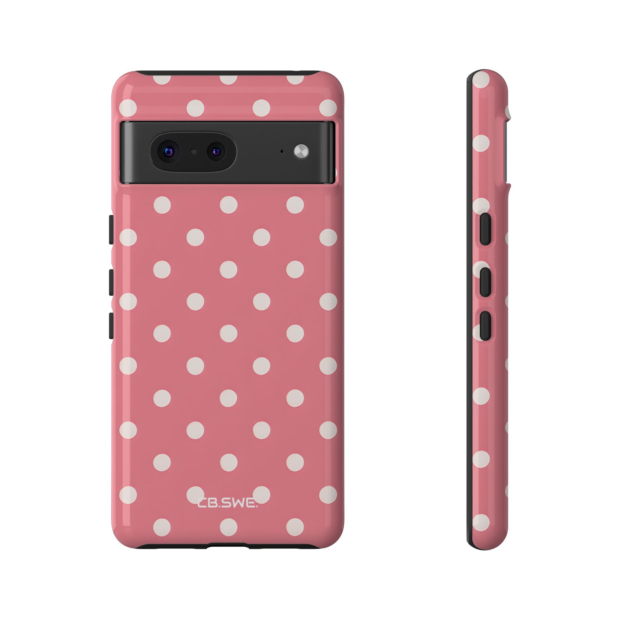Pink Polka Harmony Google Pixel 7 - Tough