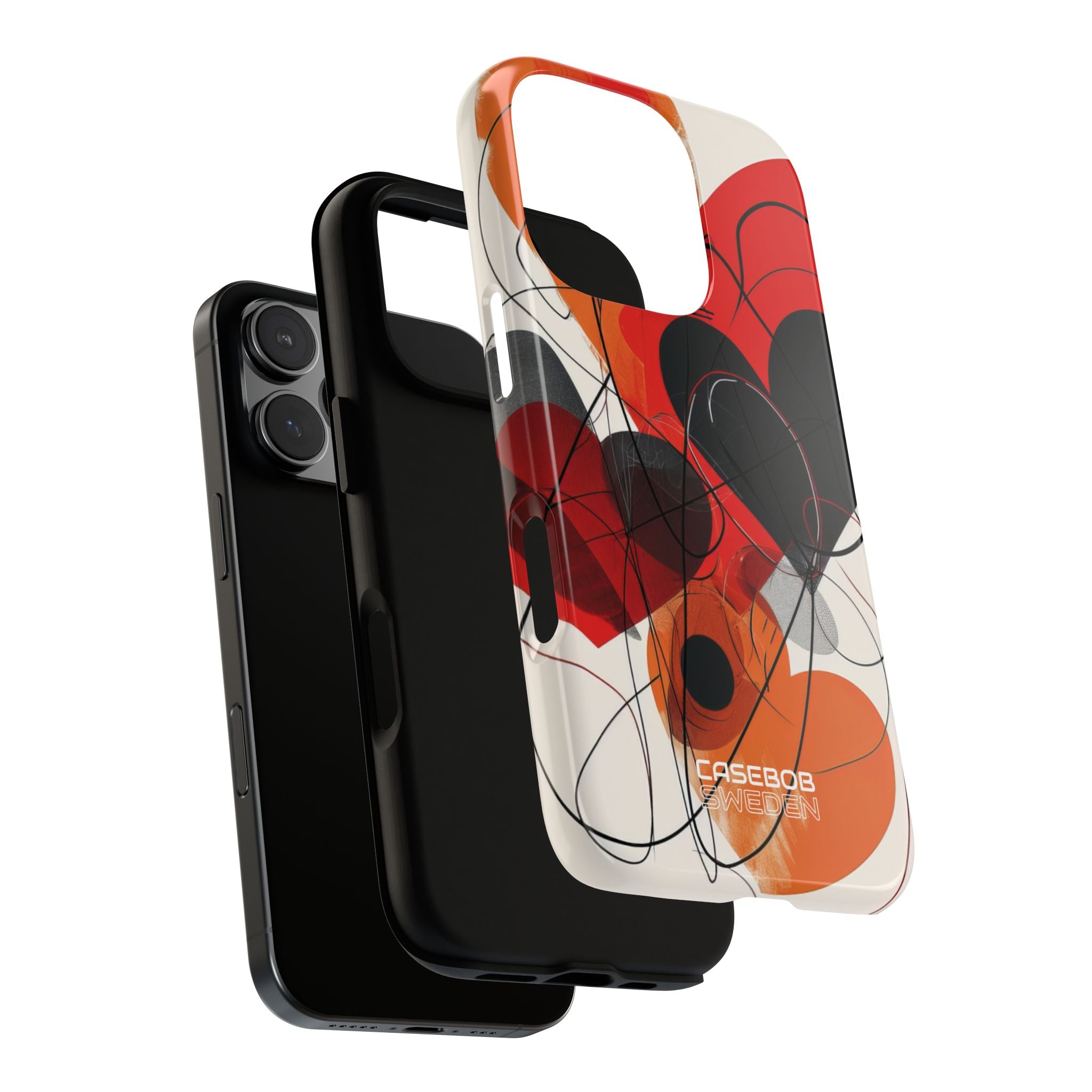 Crimson Motion Flow iPhone 16 - Tough