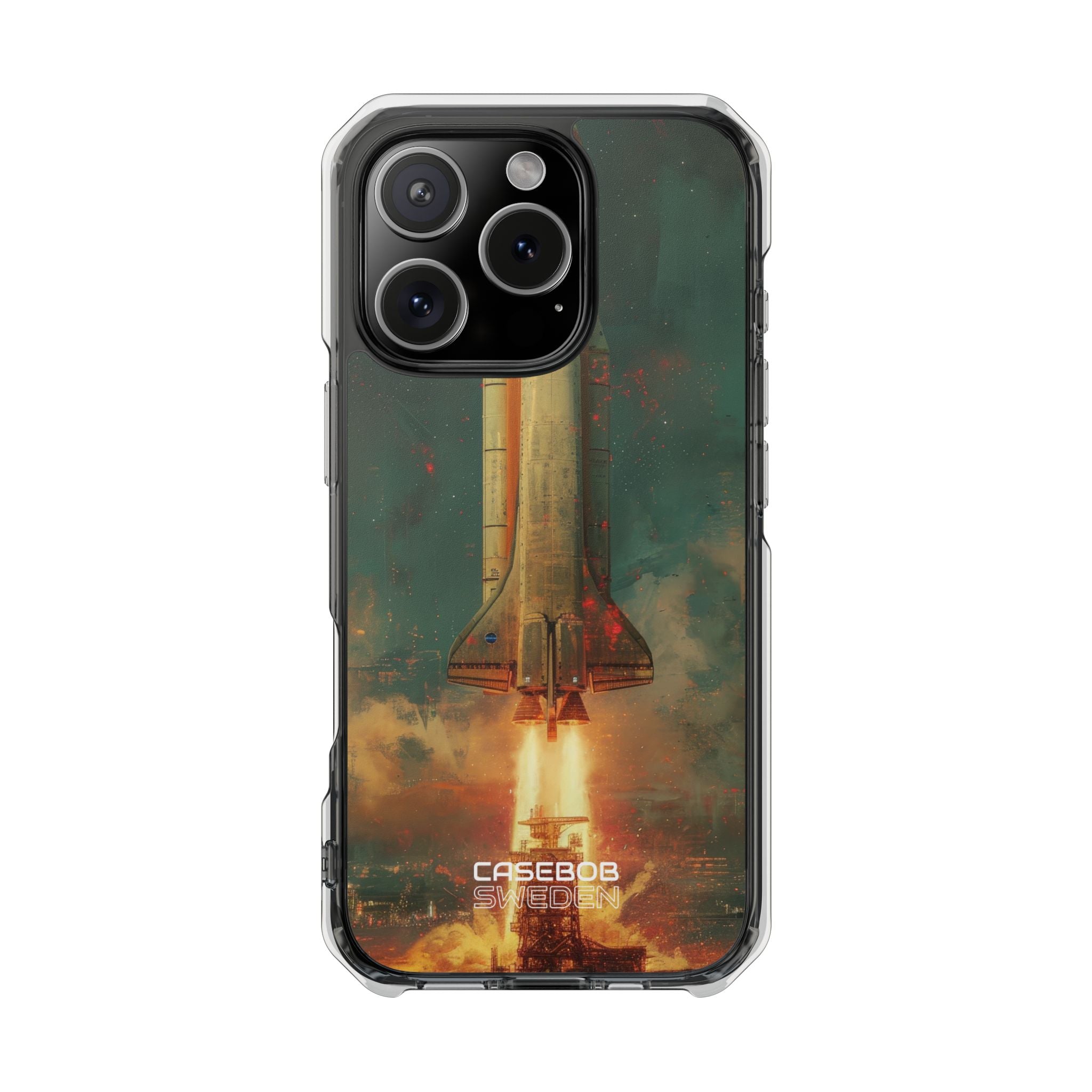 Cosmic Shuttle Ascent iPhone 16 - Impact Clear+