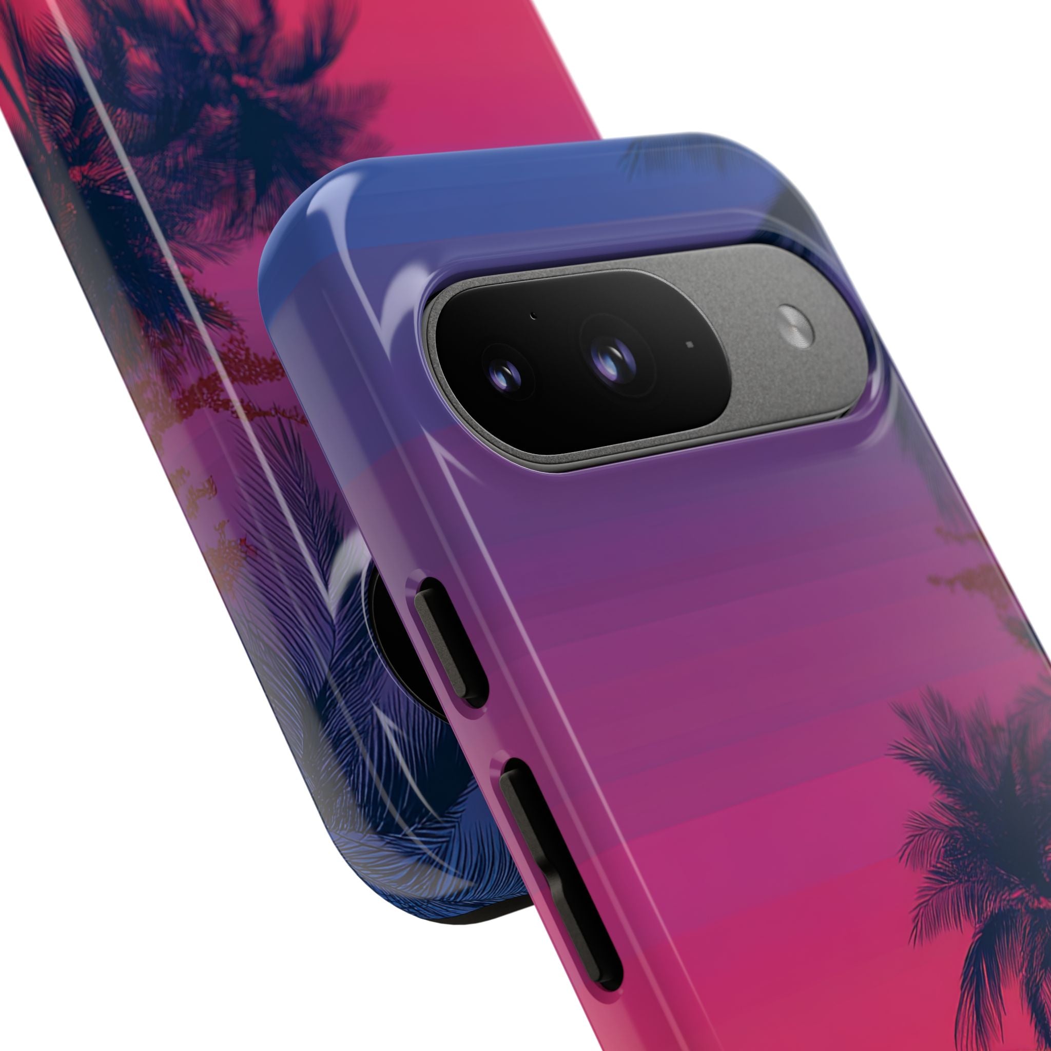 Tropical Sunset Silhouettes - Google Pixel Case