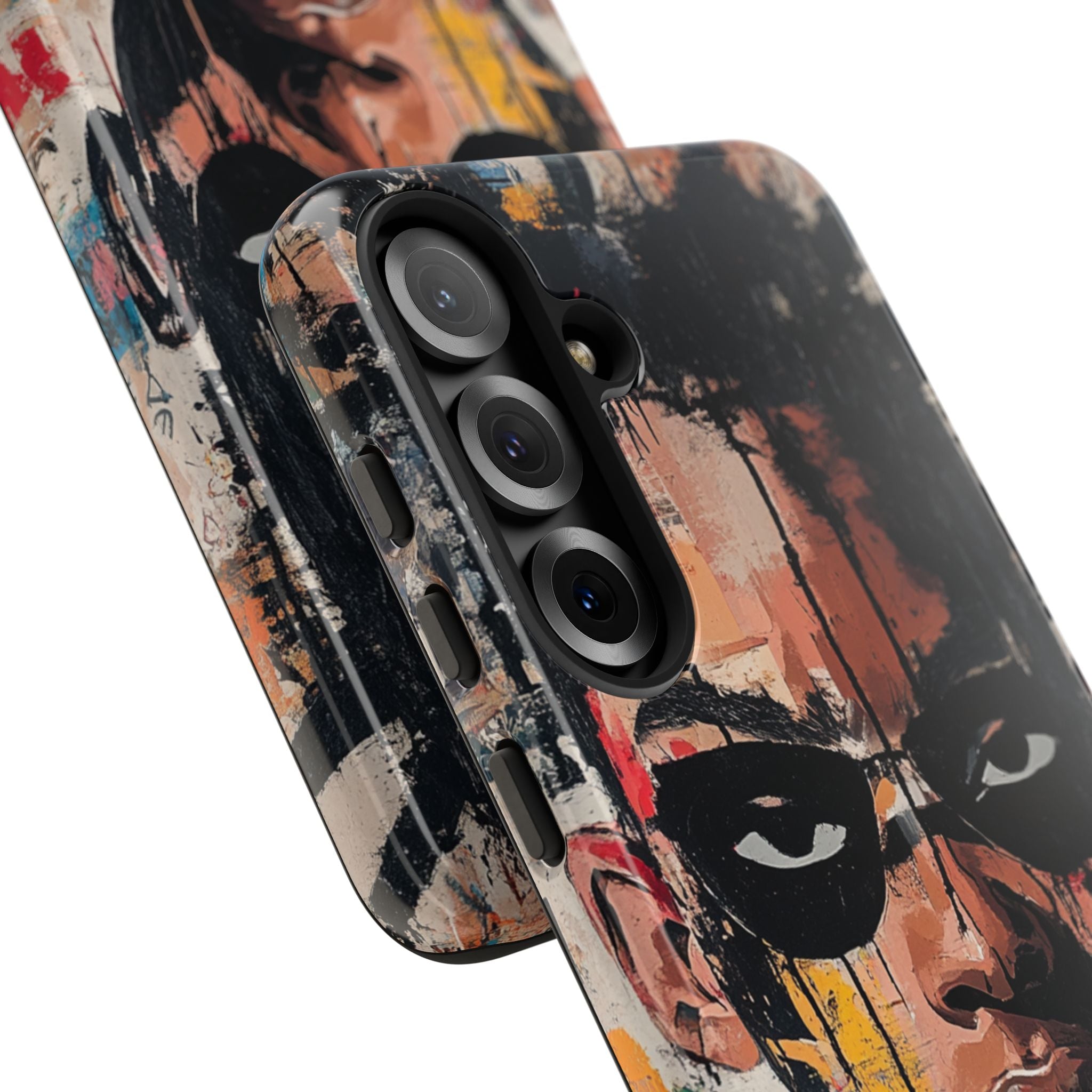 Masked Portrait Drips Samsung S25 Plus Case - Tough