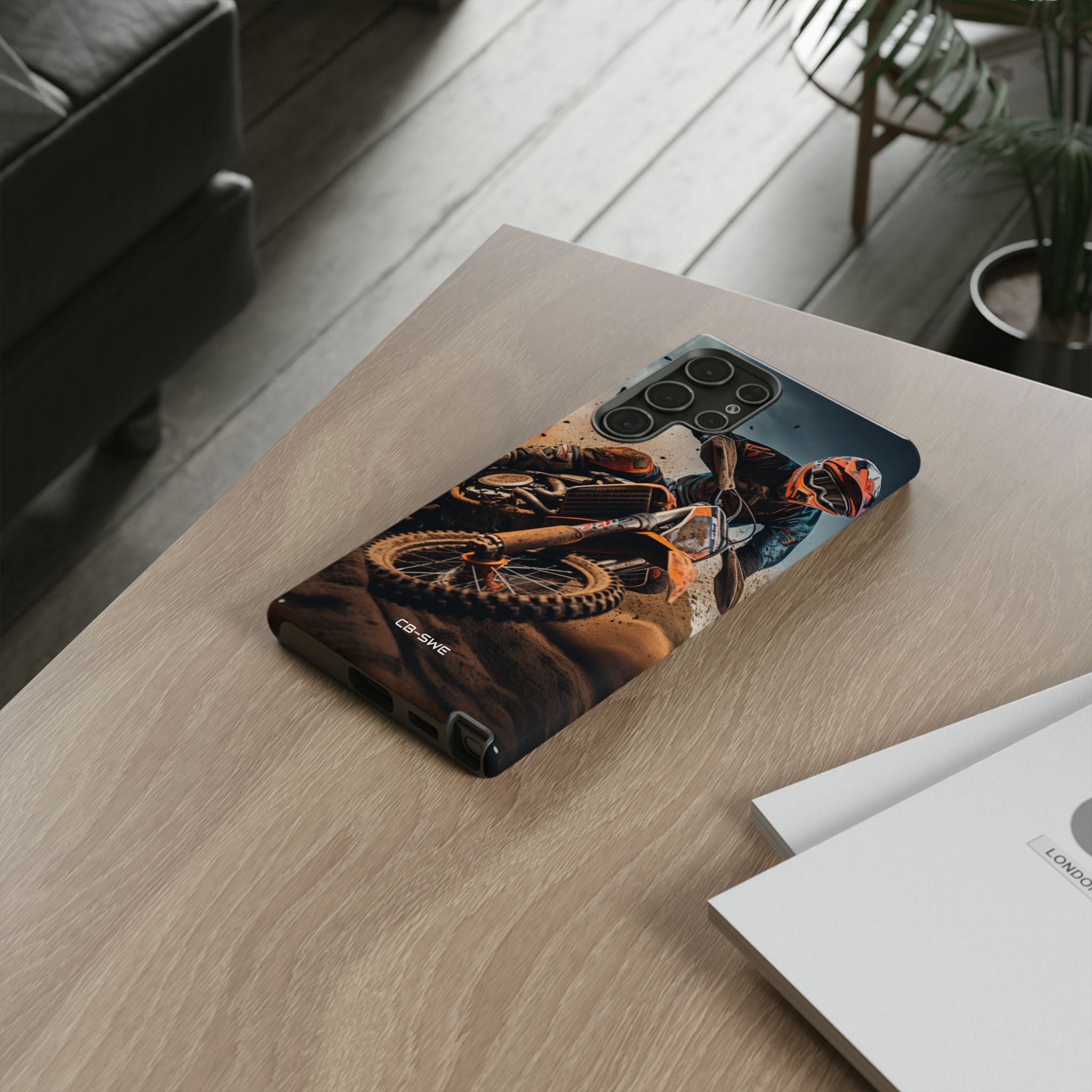 Rider Amidst Desert Fury - Samsung Case