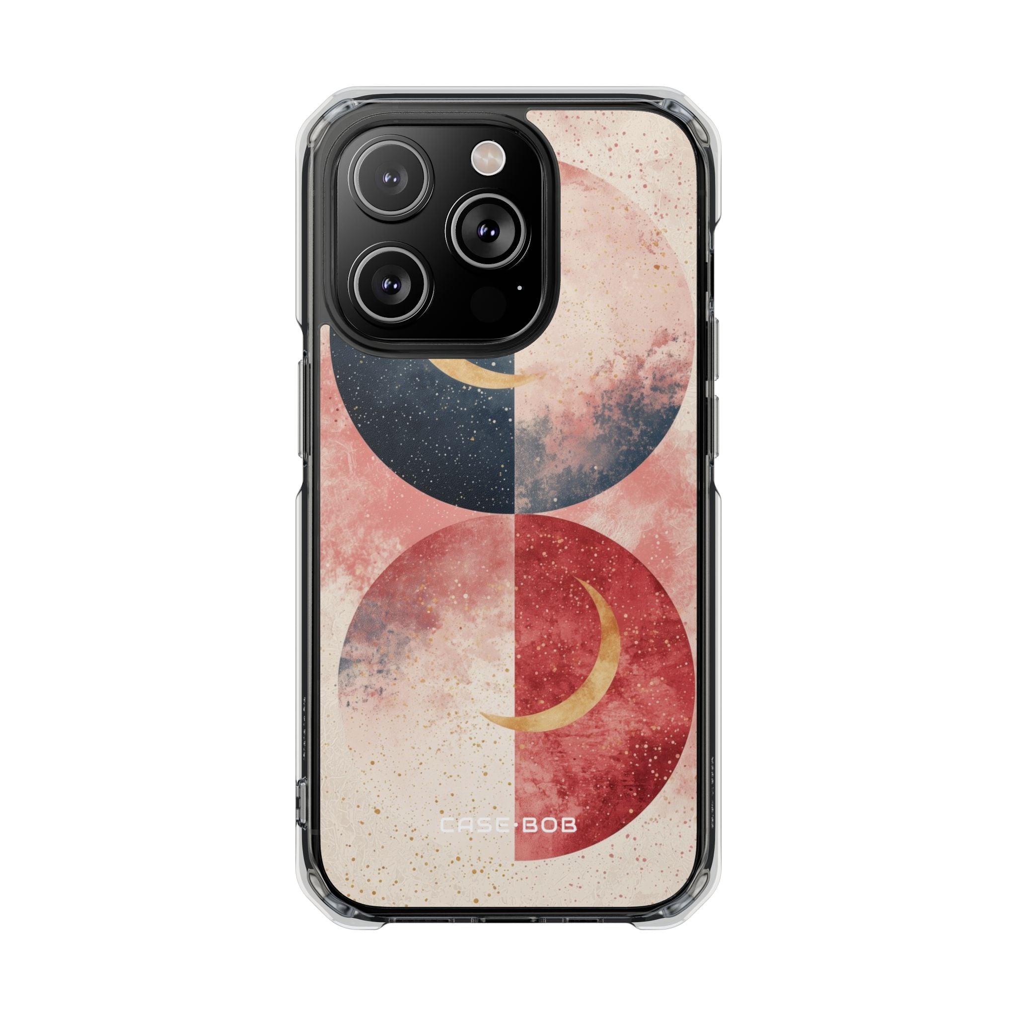 Golden Crescent Circles iPhone 14 Pro Case - Impact
