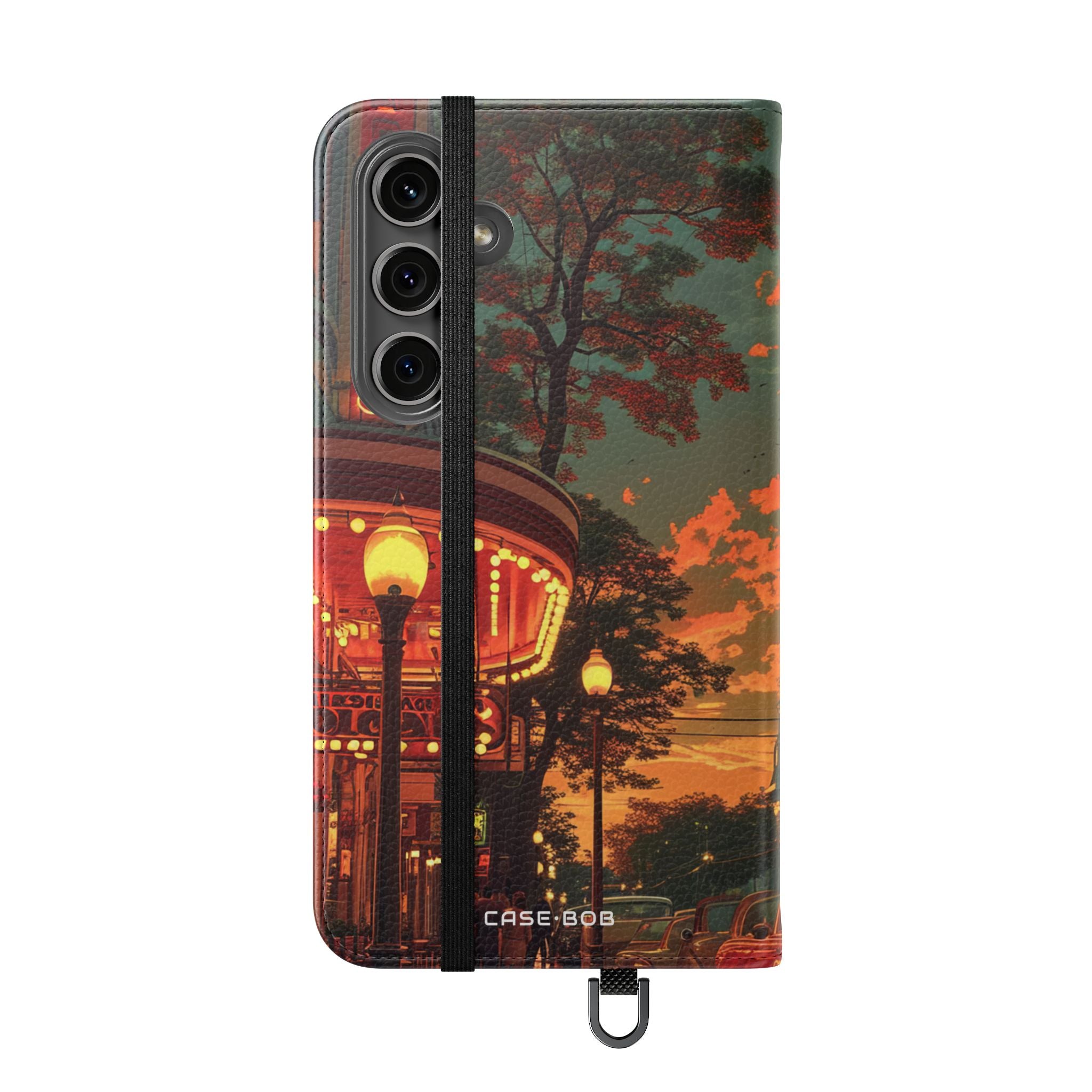 Crimson Classic Glow - Samsung S24 Plus Case - Wallet