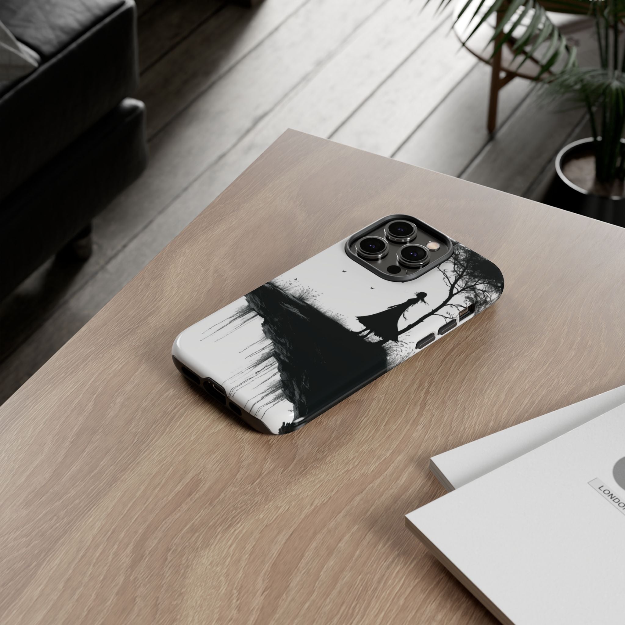 Cliffside Silhouette iPhone 14 Pro Case - Tough