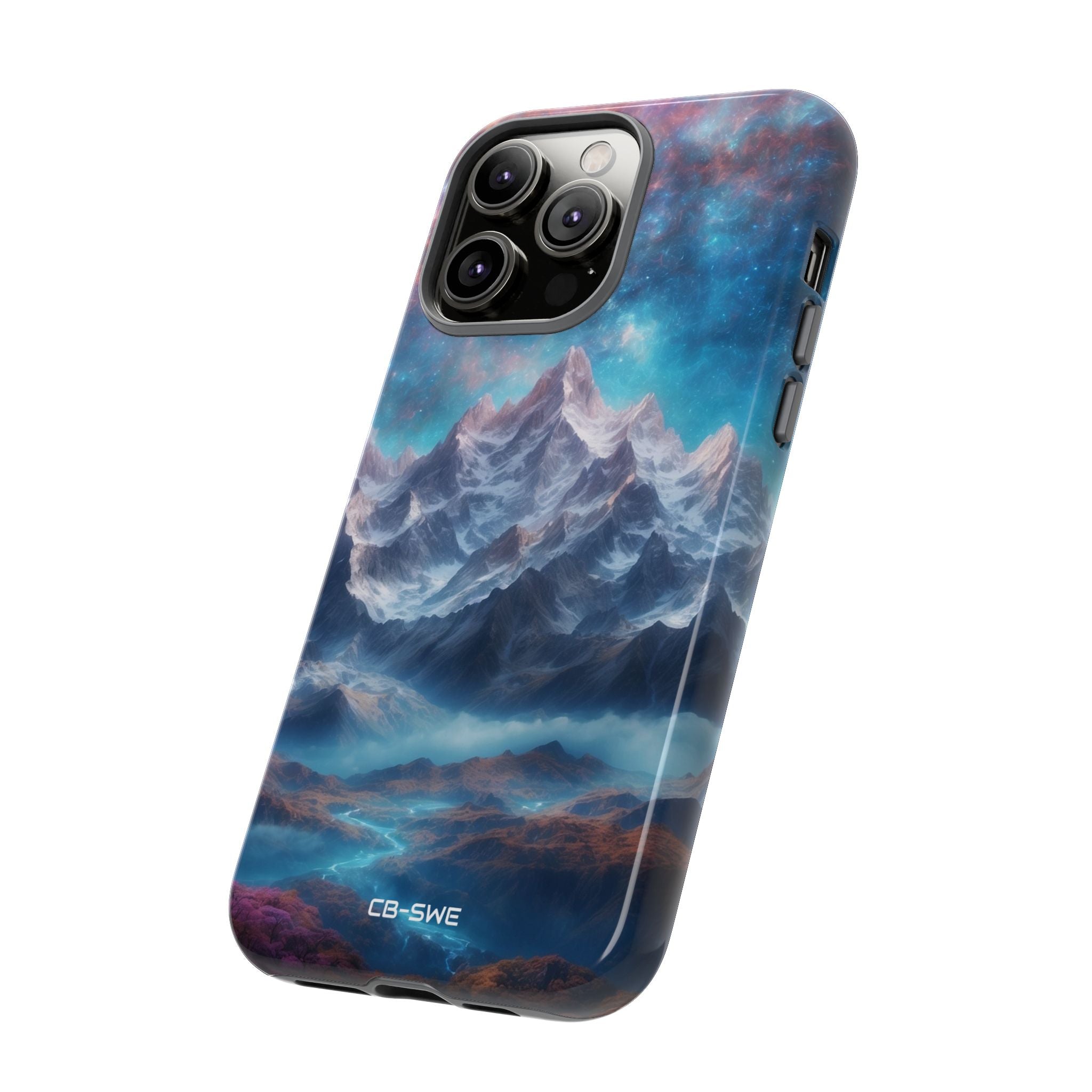 Celestial Mountains Rise - iPhone Case