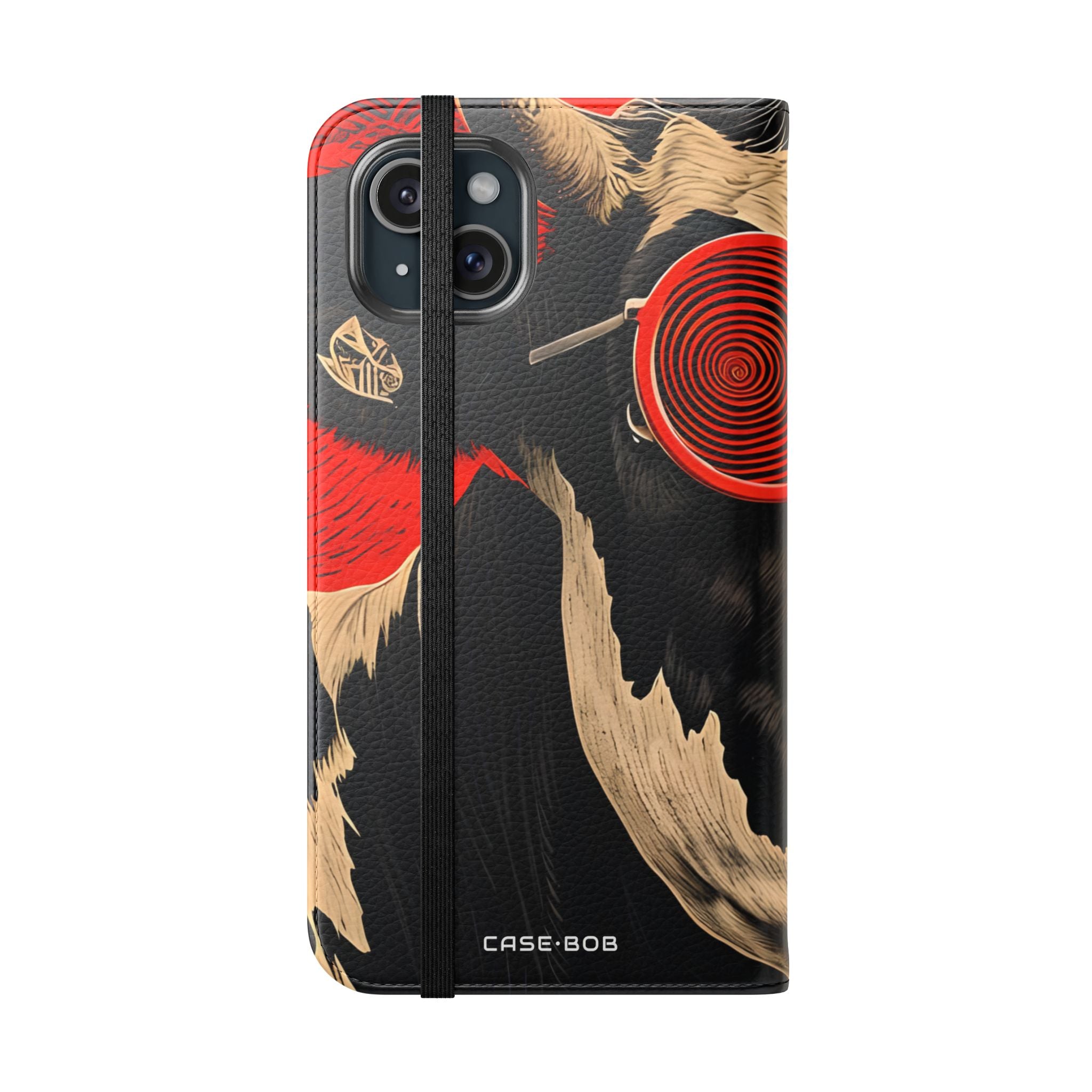 Spiraal Koe Visie - iPhone 15 Plus Case - Portemonnee