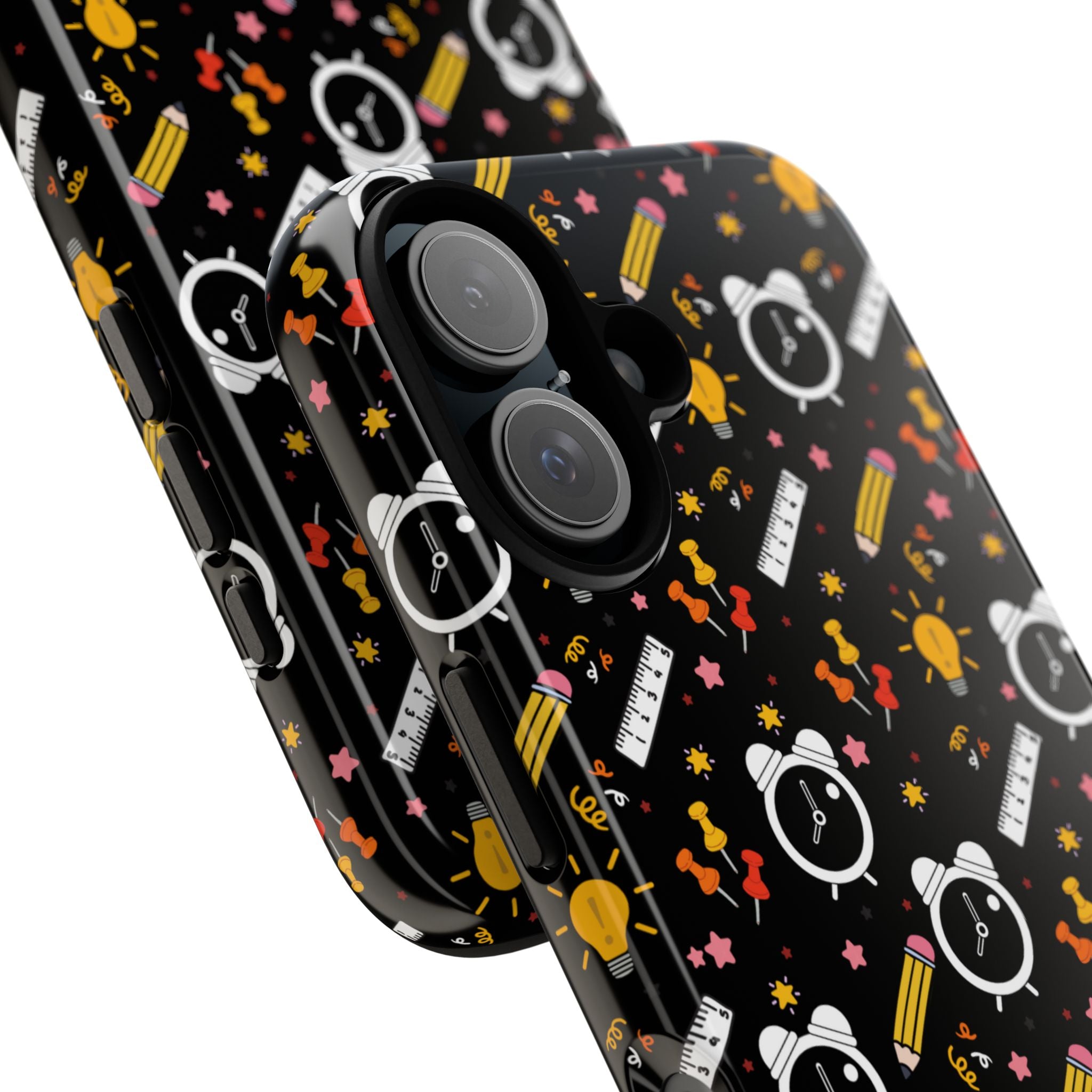 Bright Pencils Twirl - iPhone Case