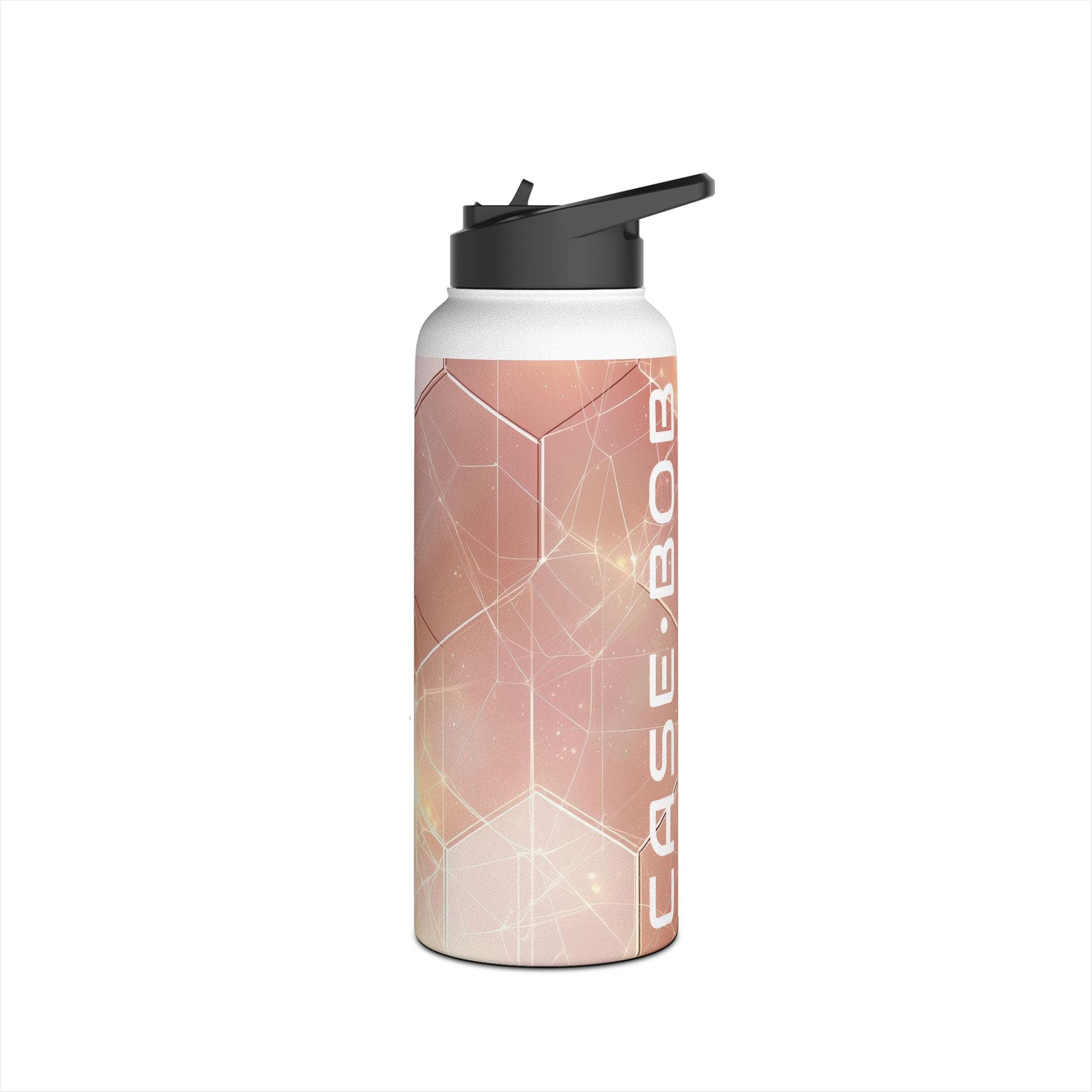 Hexagon Glow - Stainless Steel Water Bottle