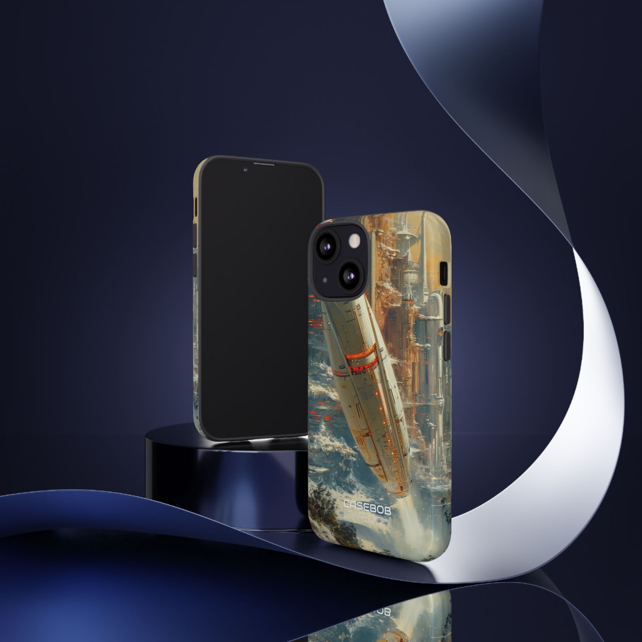 Futuristic Forest Voyage iPhone 13 - Tough