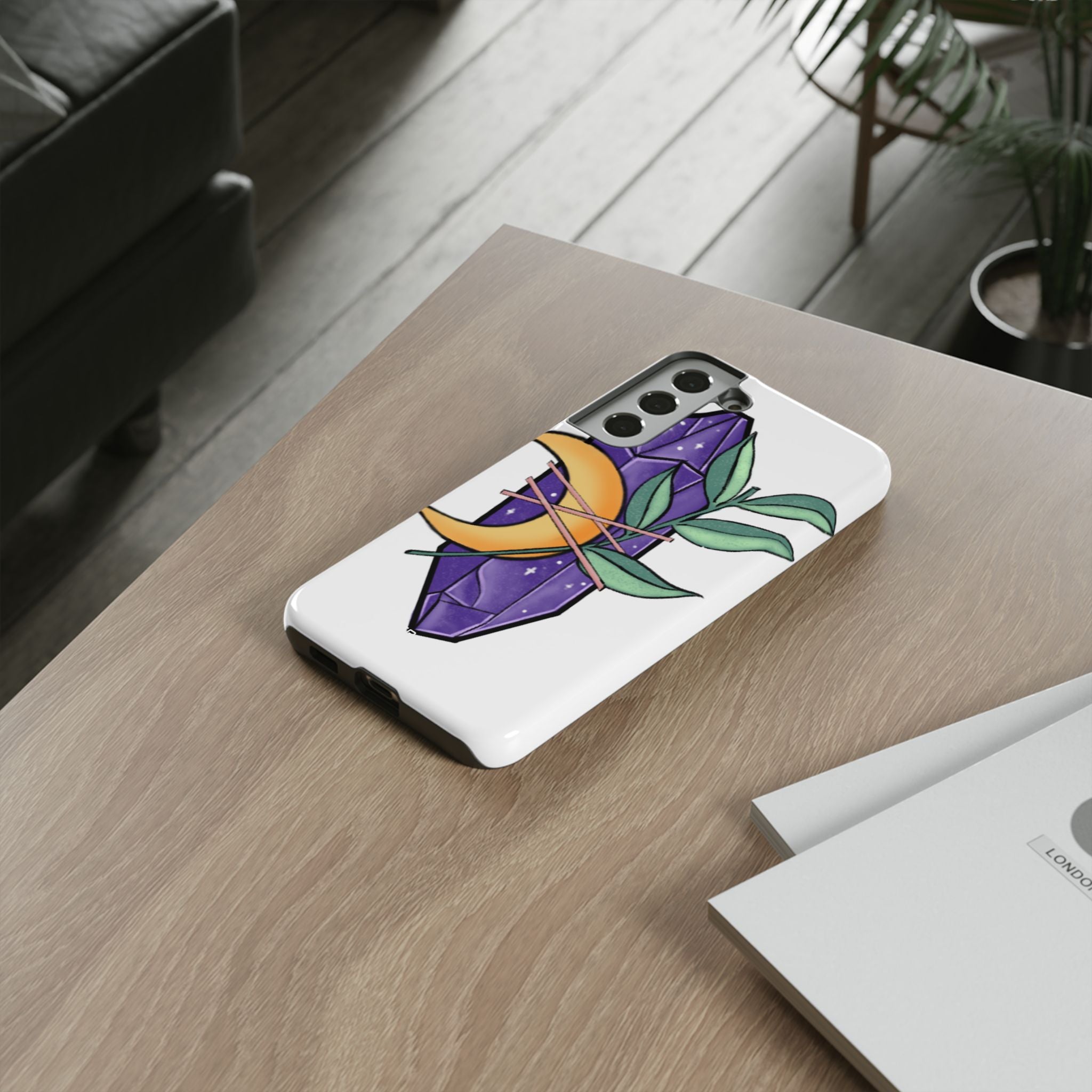 Mystical Moon Crystal - Samsung Case