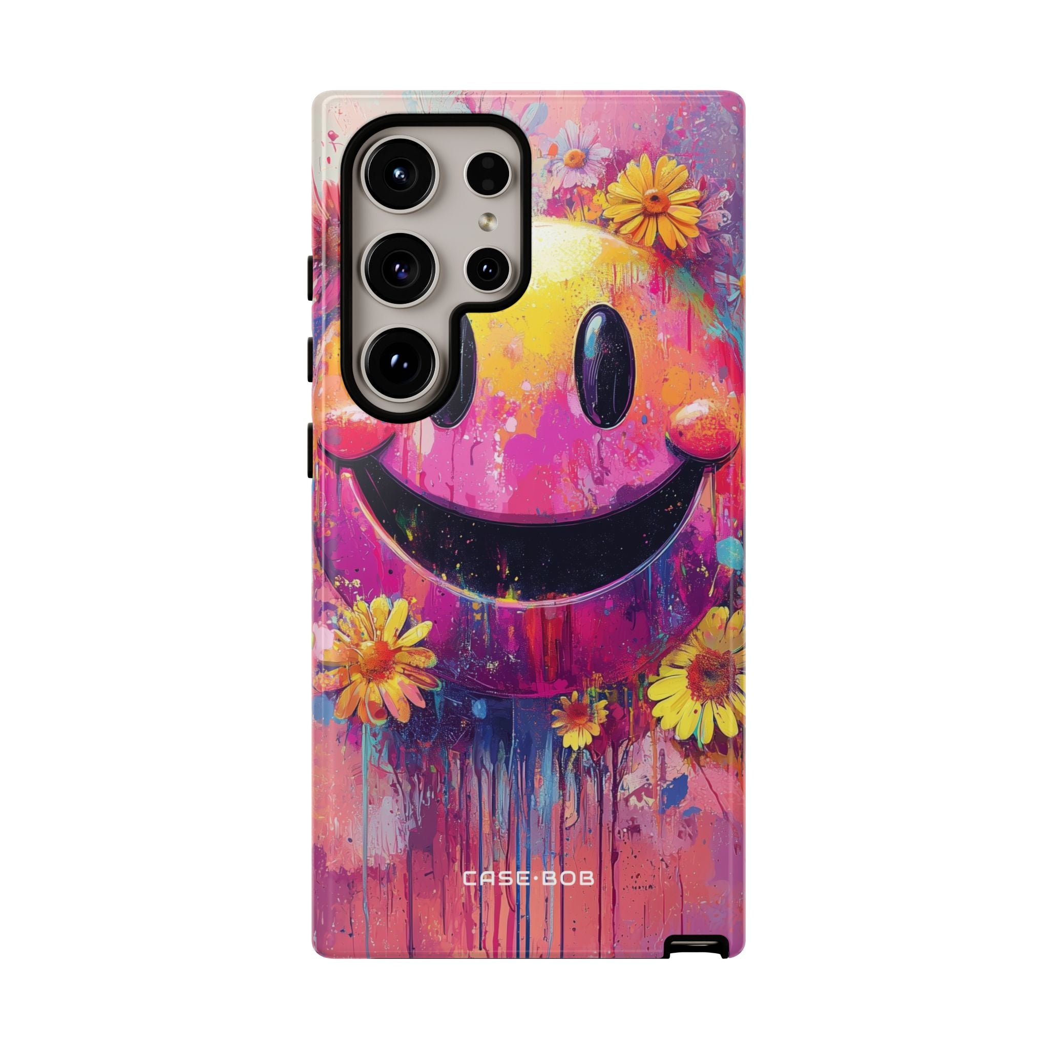 Smiley Bloom Samsung S24 Ultra Case - Tough