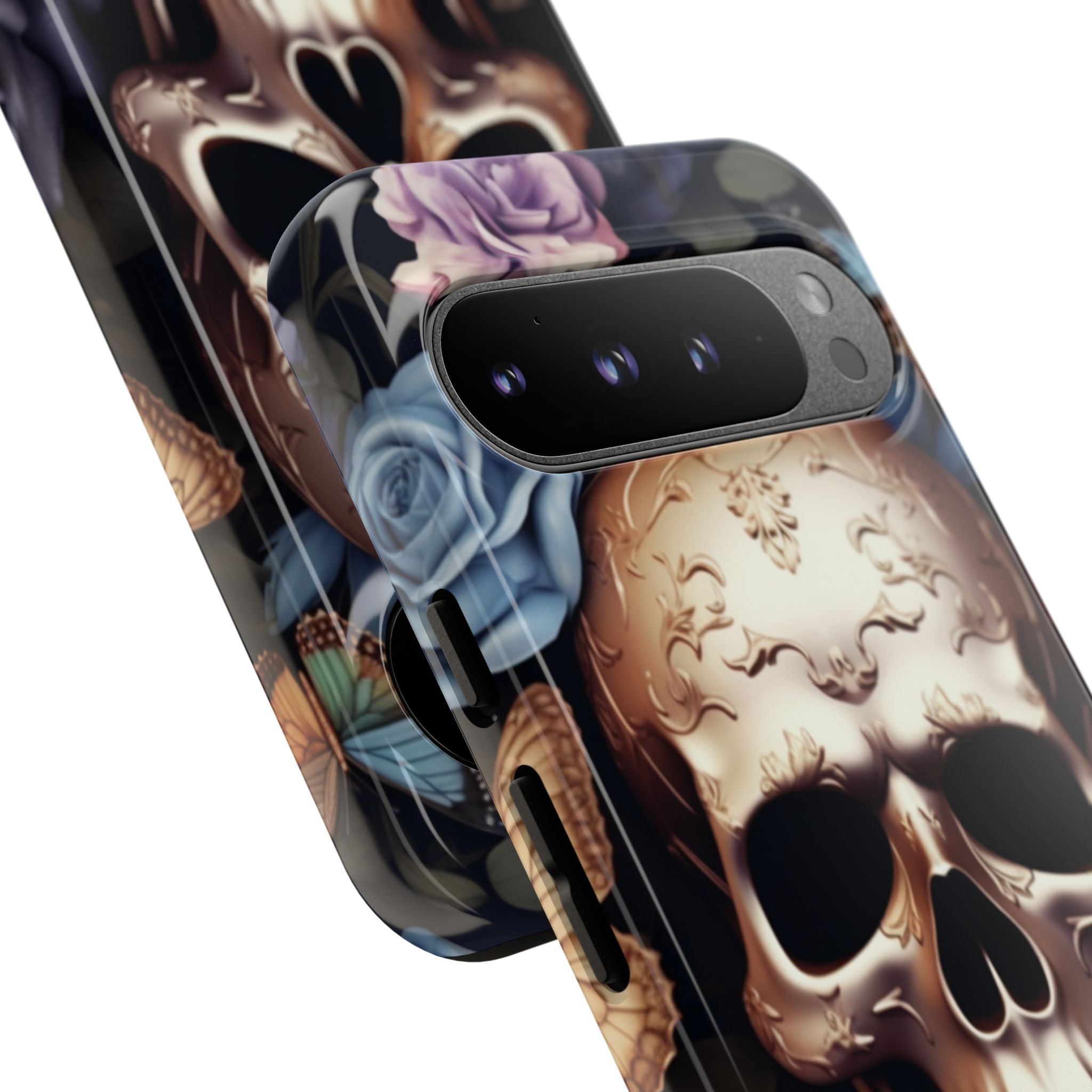 Skull Among Blossoms - Google Pixel Case