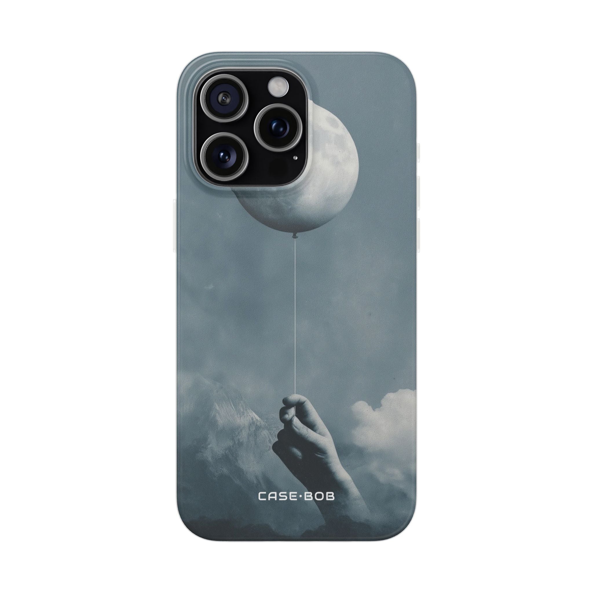 Moon Balloon iPhone 15 Pro Max Case - Soft