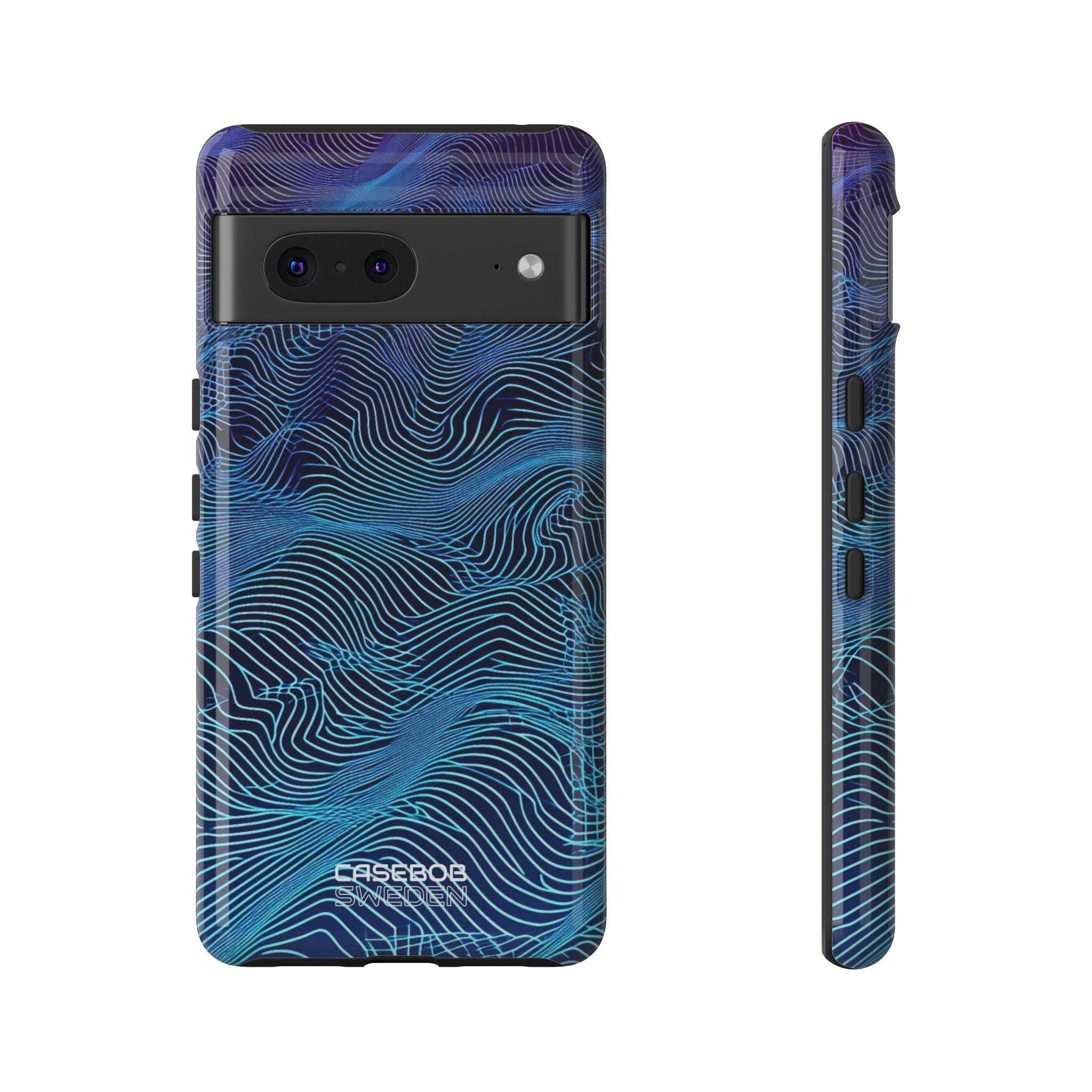 Neon Waves Flow Google Pixel 7 - Resistente
