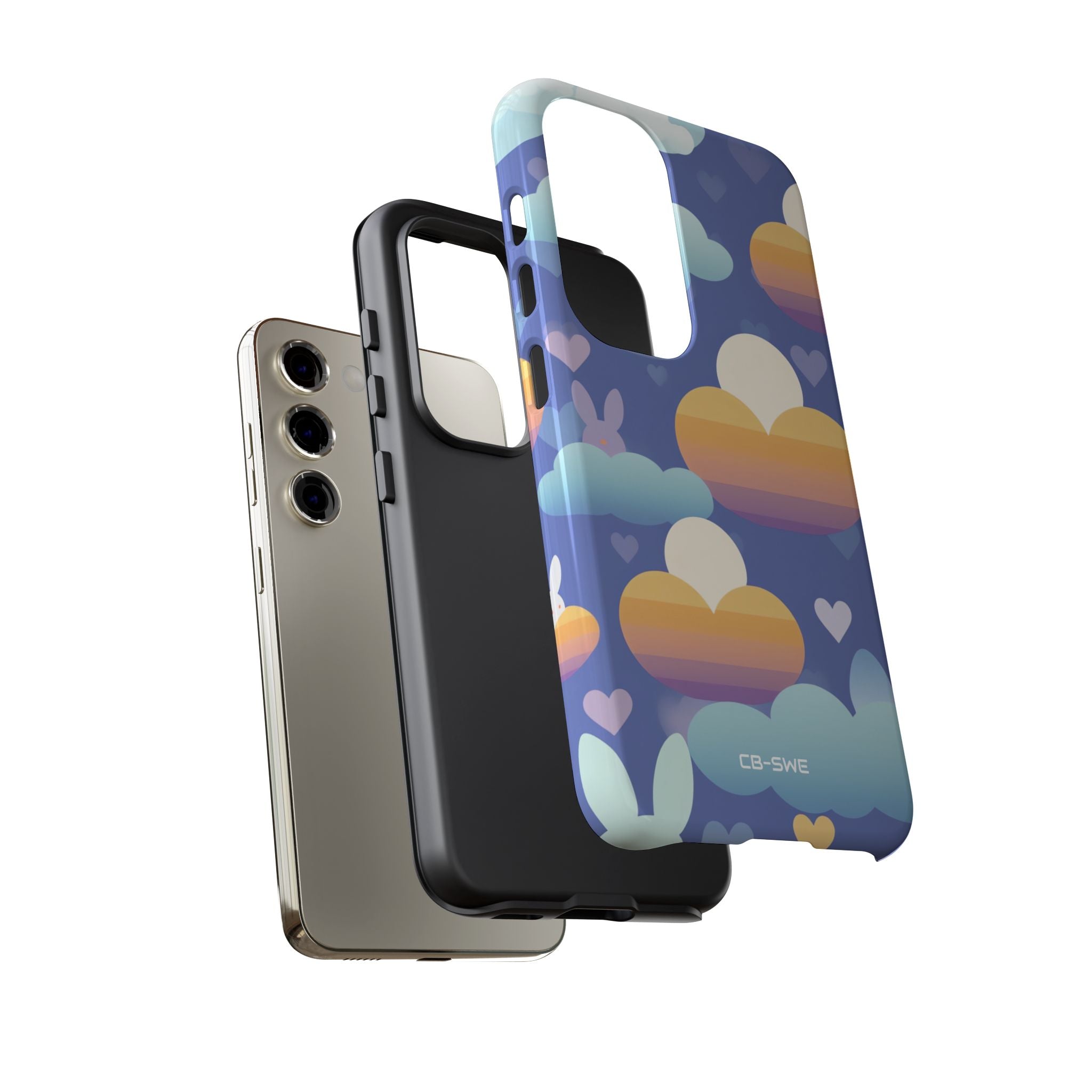 Bunnies Dance Among Clouds - Samsung Case