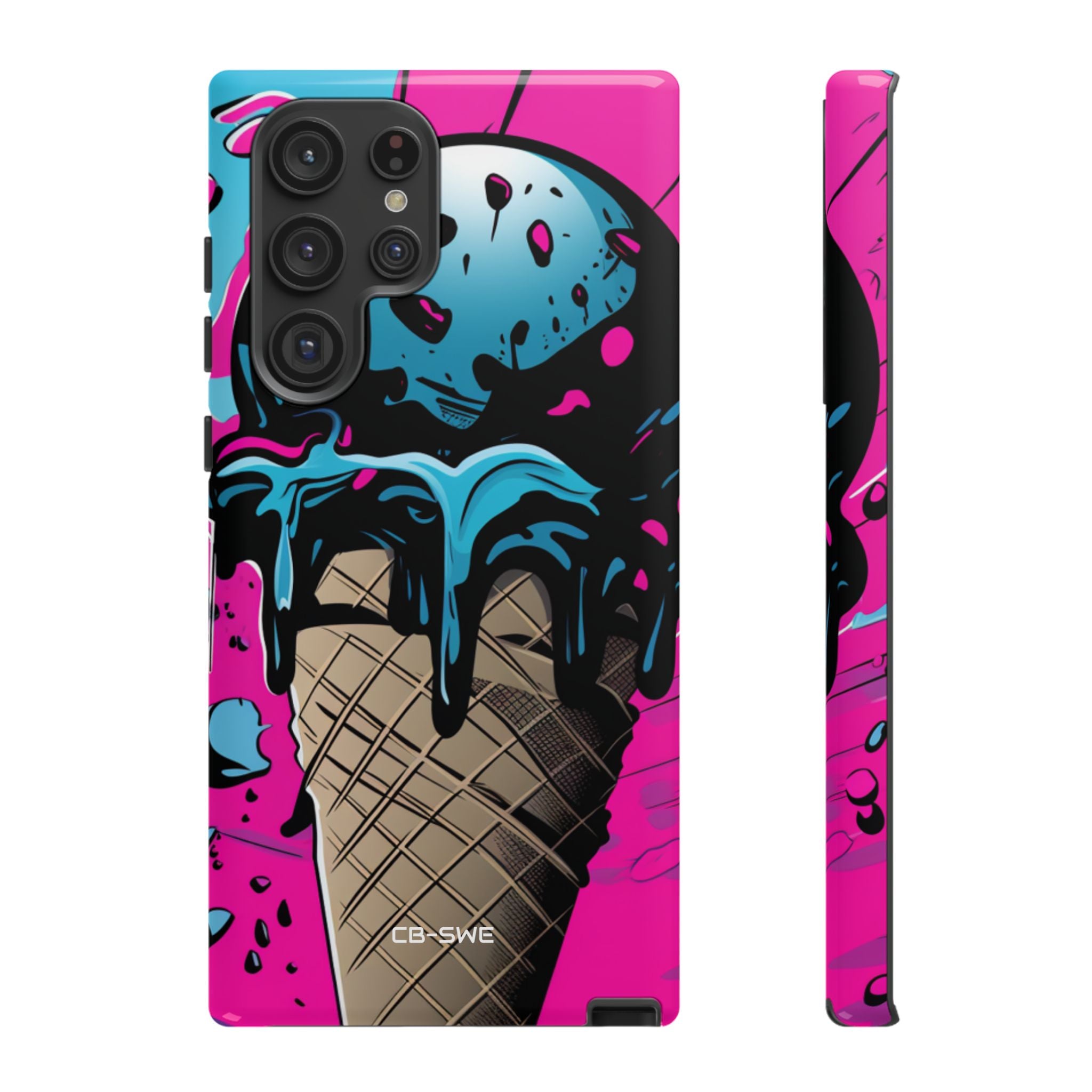 Vibrant Ice Cream Splash - Samsung Case