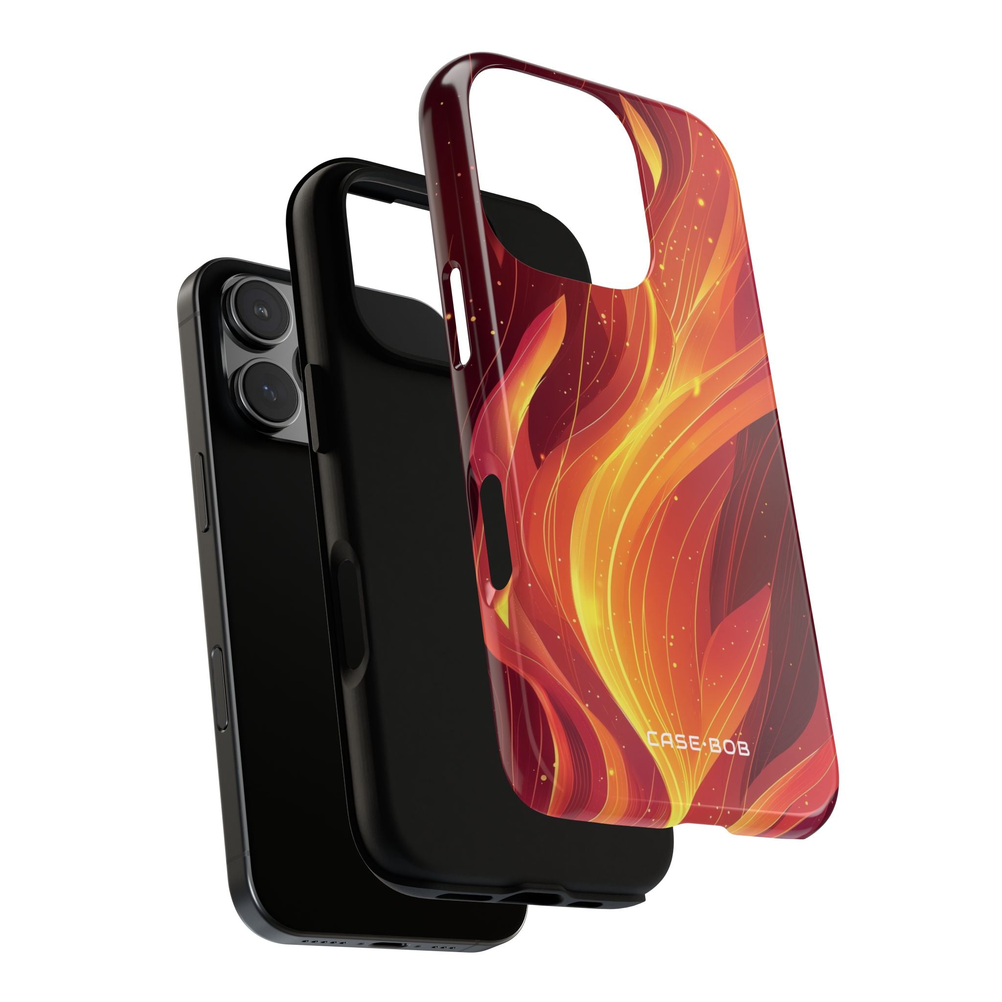 Glowing Flame iPhone 16 Pro Case - Tough