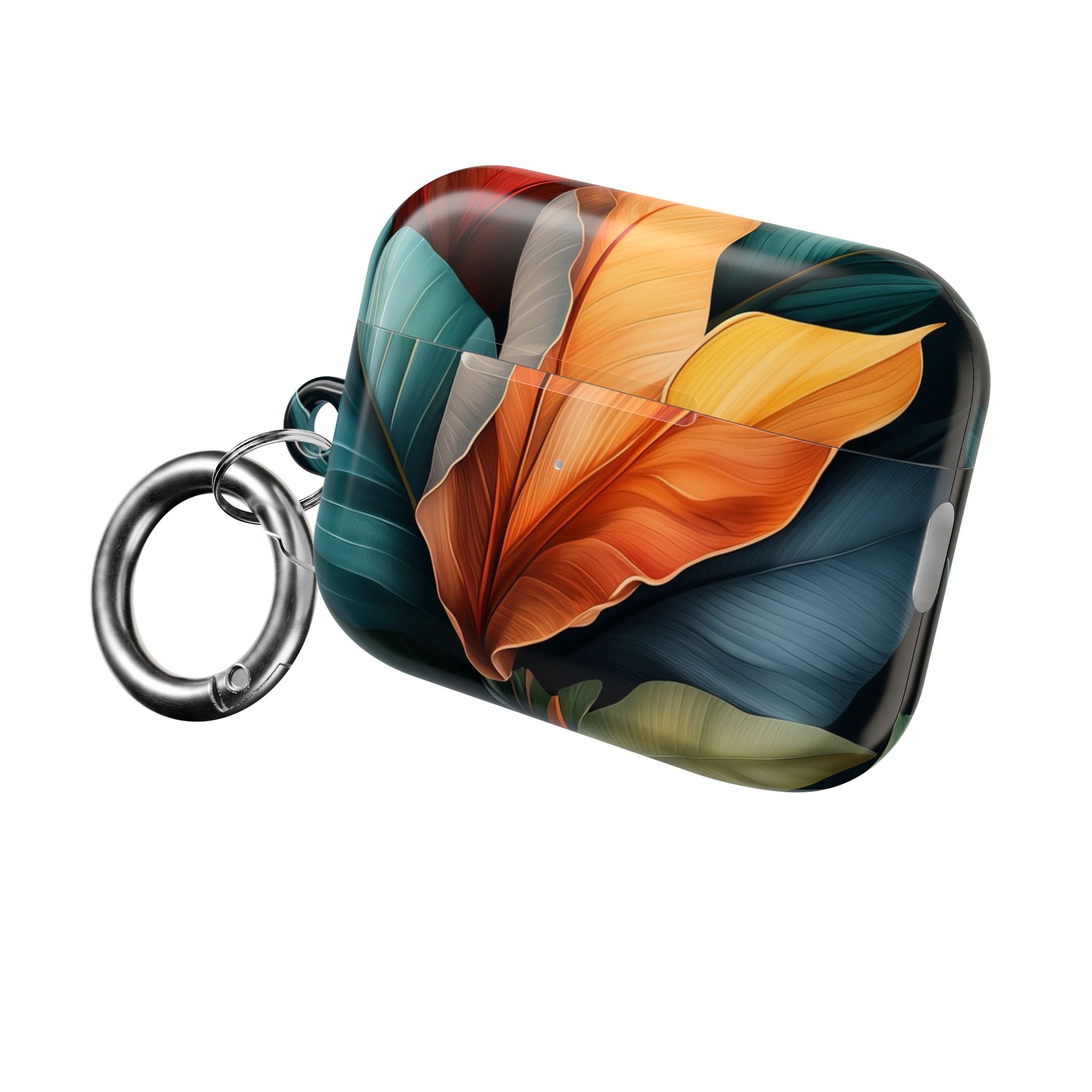 Tropical Ember Leaves - AirPods Case