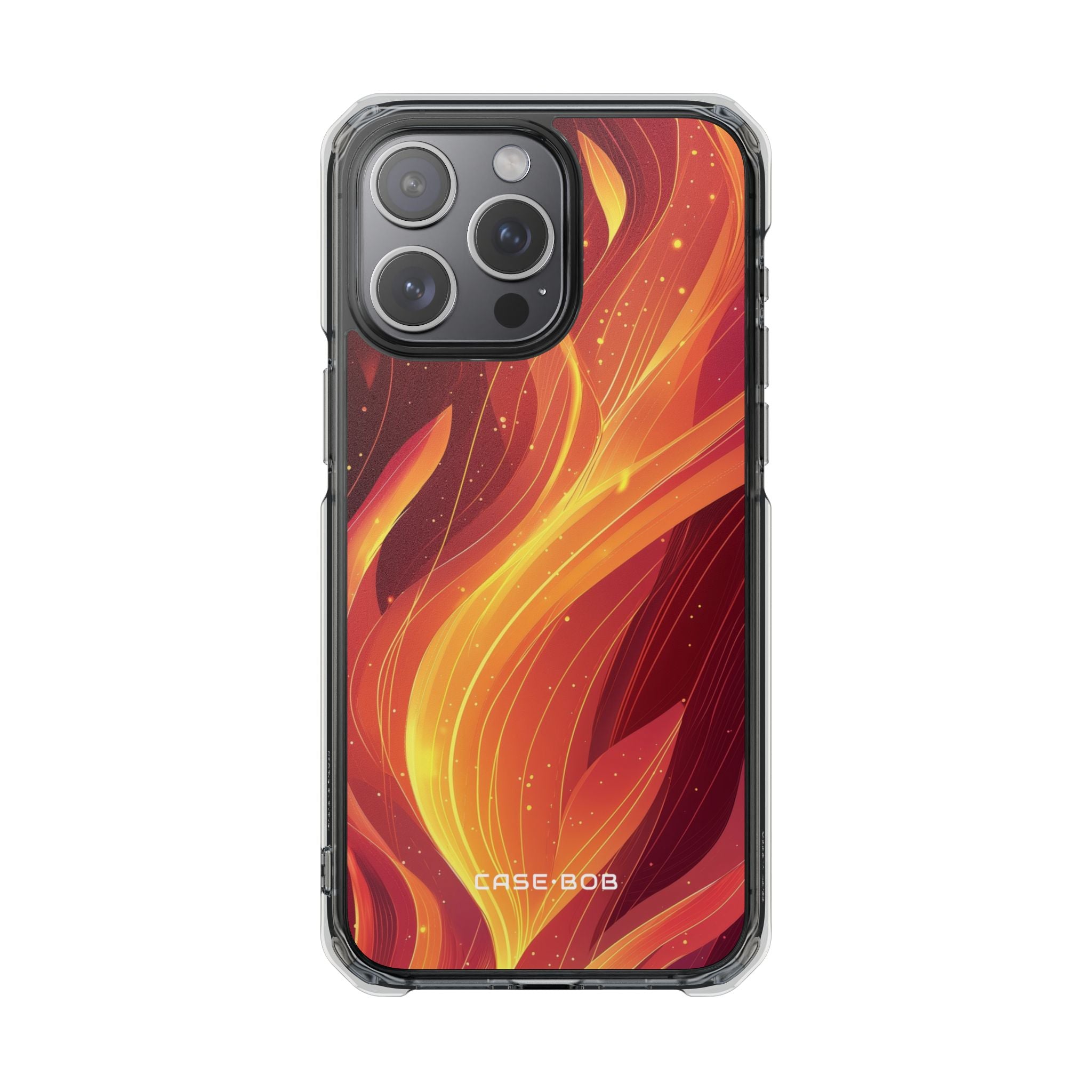 Flaming Flow iPhone 15 Pro Max Case - Impact