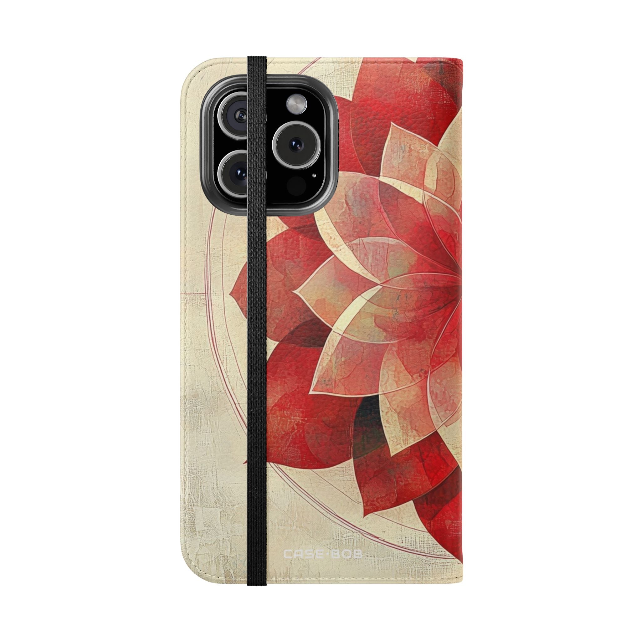 Crimson Bloom - iPhone 16 Max Case - Wallet
