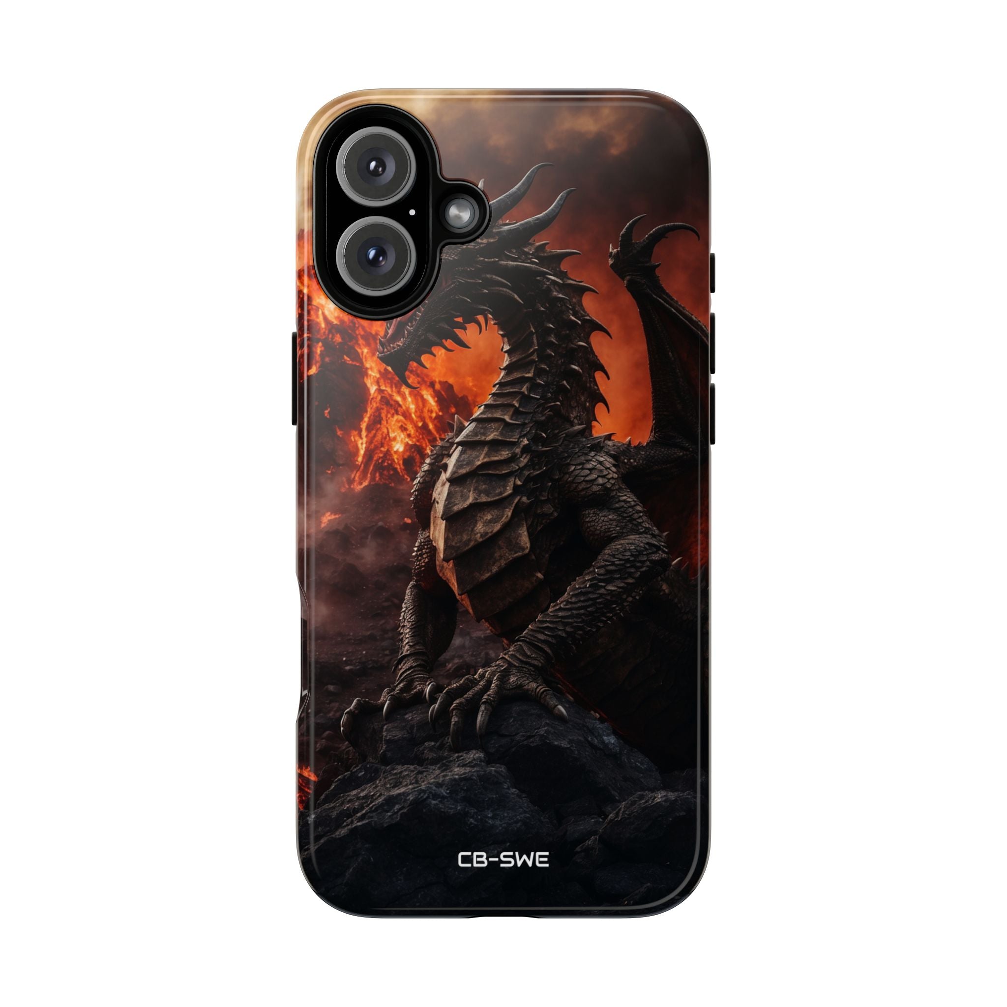 Fiery Dragon Soars - iPhone Case