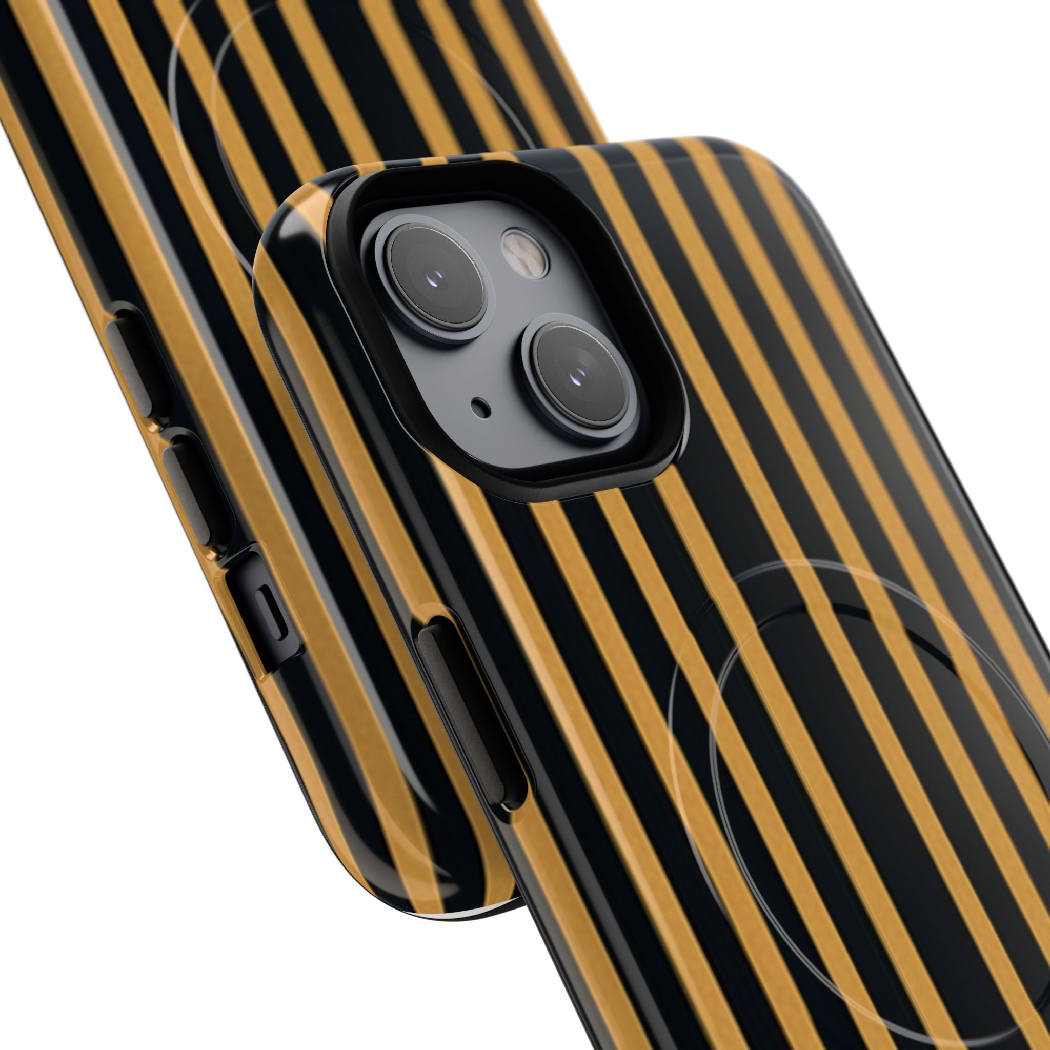Golden Stripes iPhone 14 Case - Tough+