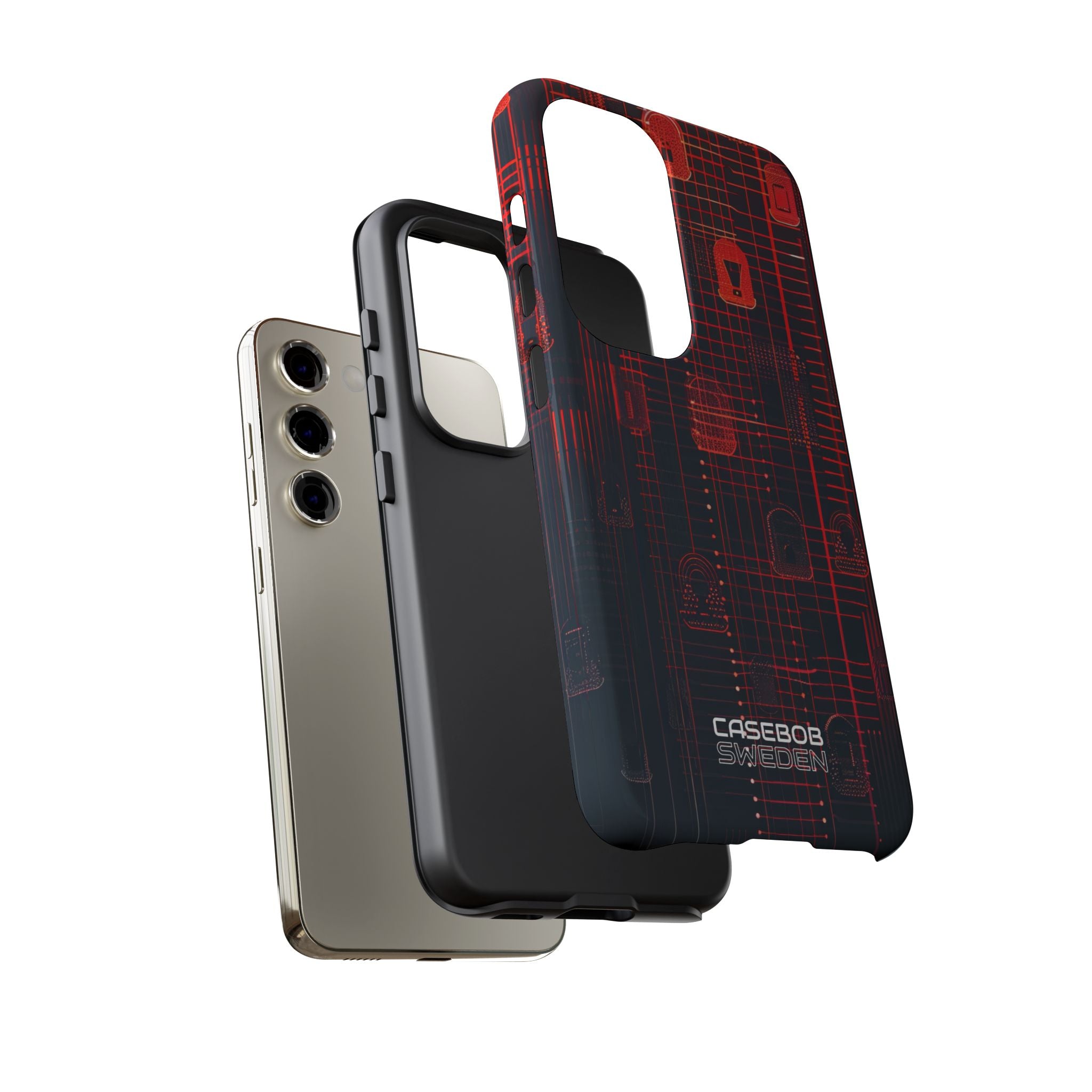Cyber Locks Grid Samsung S23 - Tough