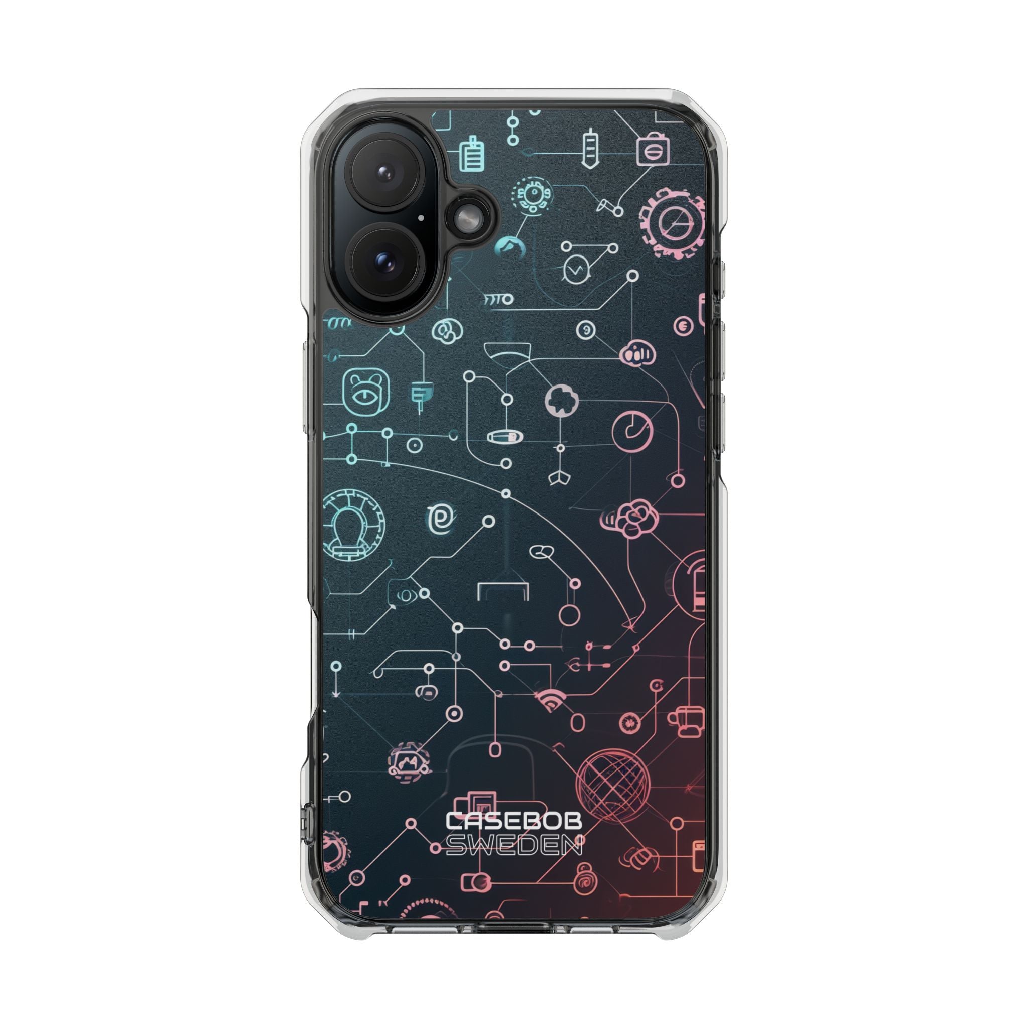 Digital Circuit Flow iPhone 16 - Impact Clear+