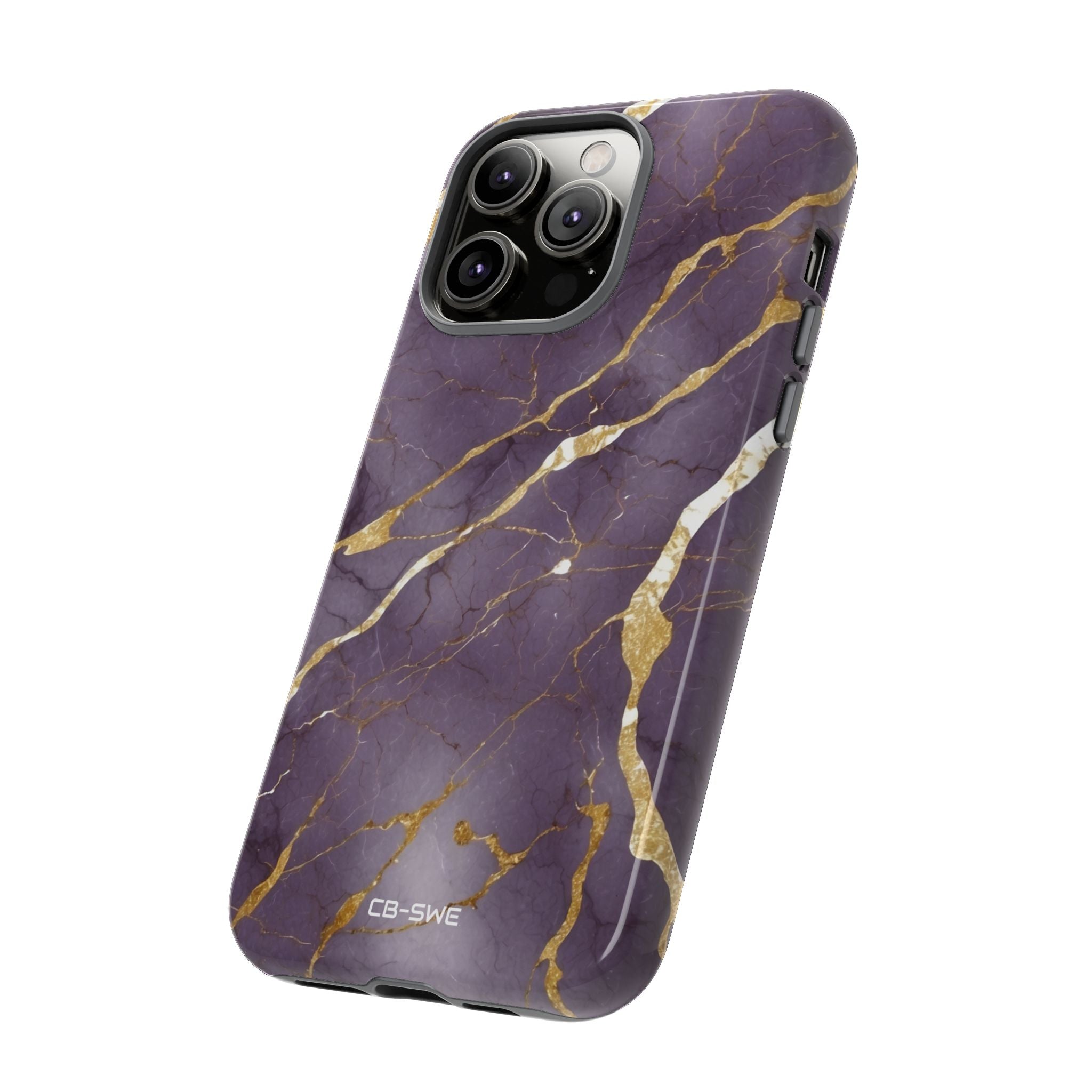 Golden Veins Flowing - iPhone Case